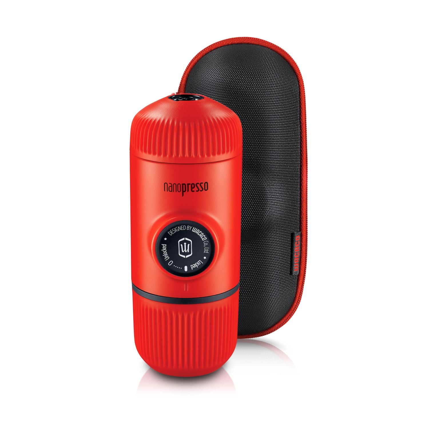 Wacaco Nanopresso + Case Espresso Coffee Maker - Lava Red