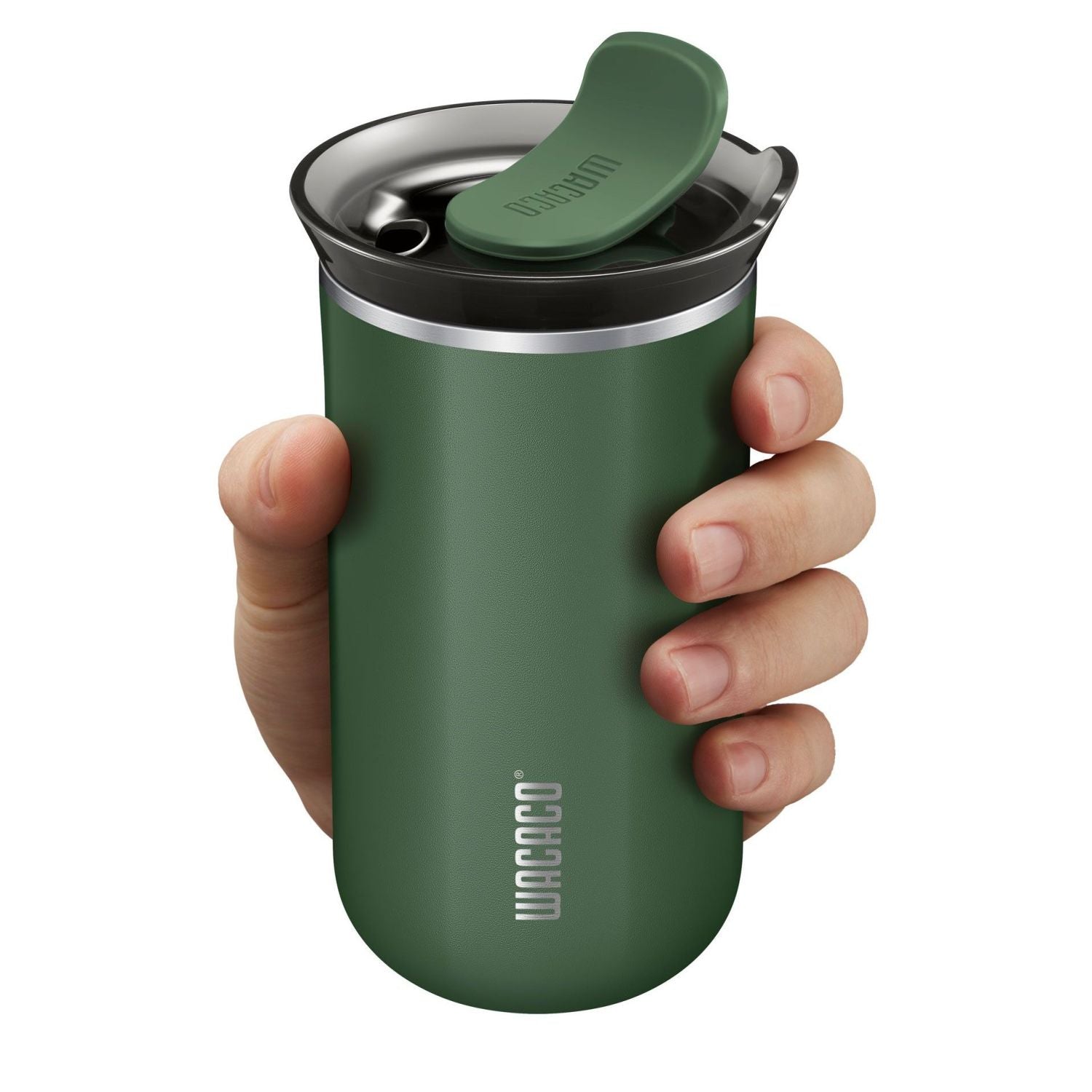 Wacaco Octaroma Lungo (300ML) Insulated Coffee Mug - Green