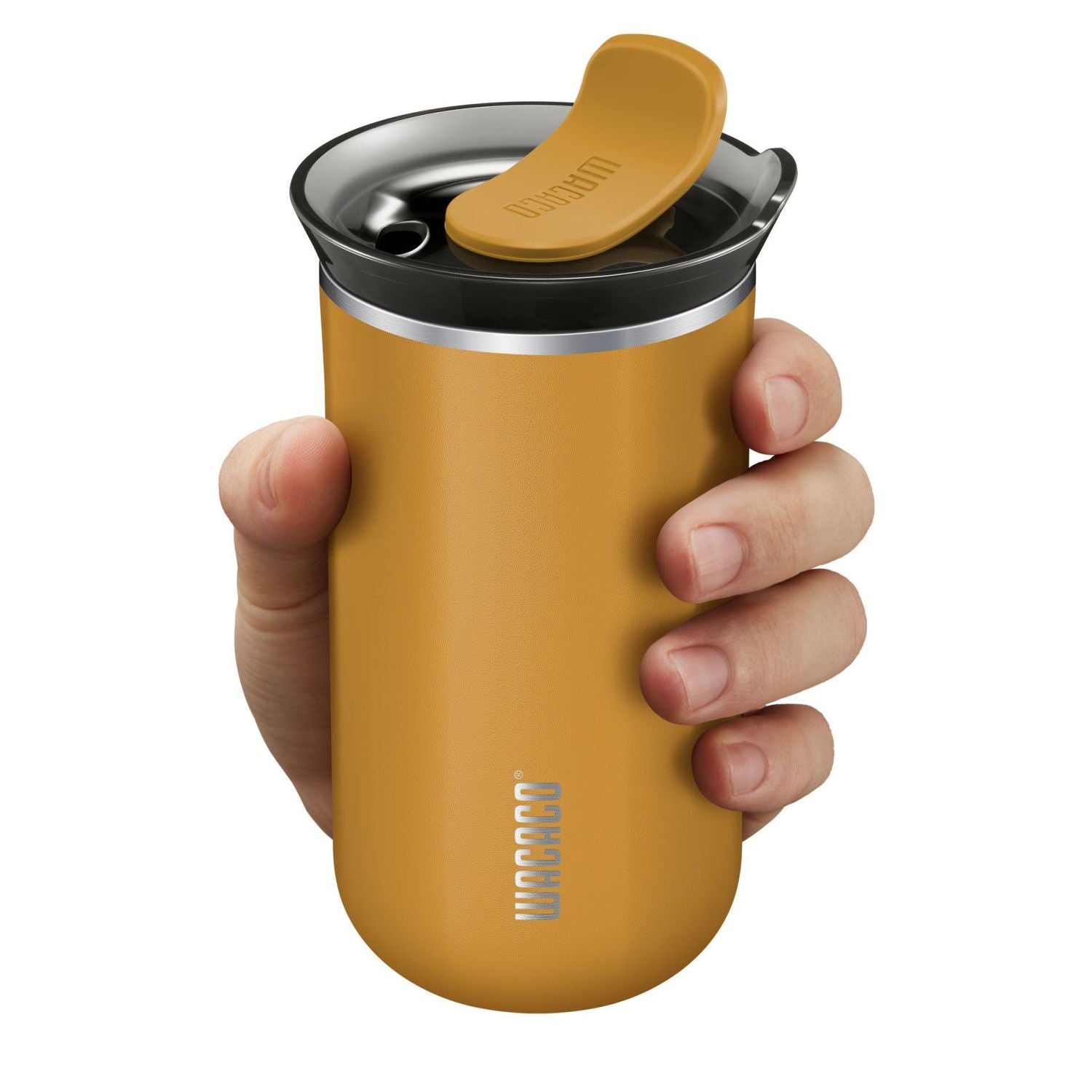Wacaco Octaroma Lungo (300ML) Insulated Coffee Mug - Yellow