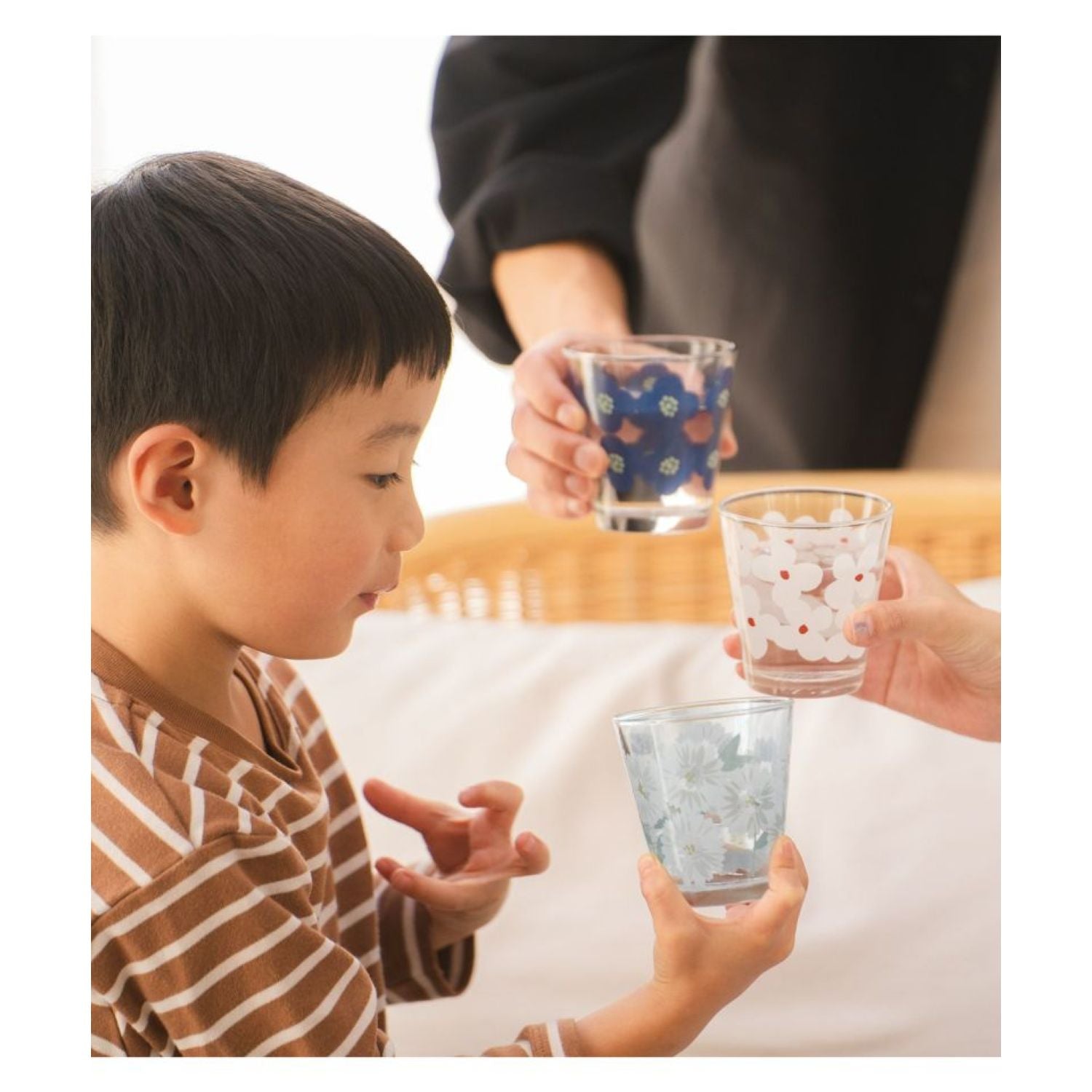WPC Glass Tumbler 250ML (Kukka Off)