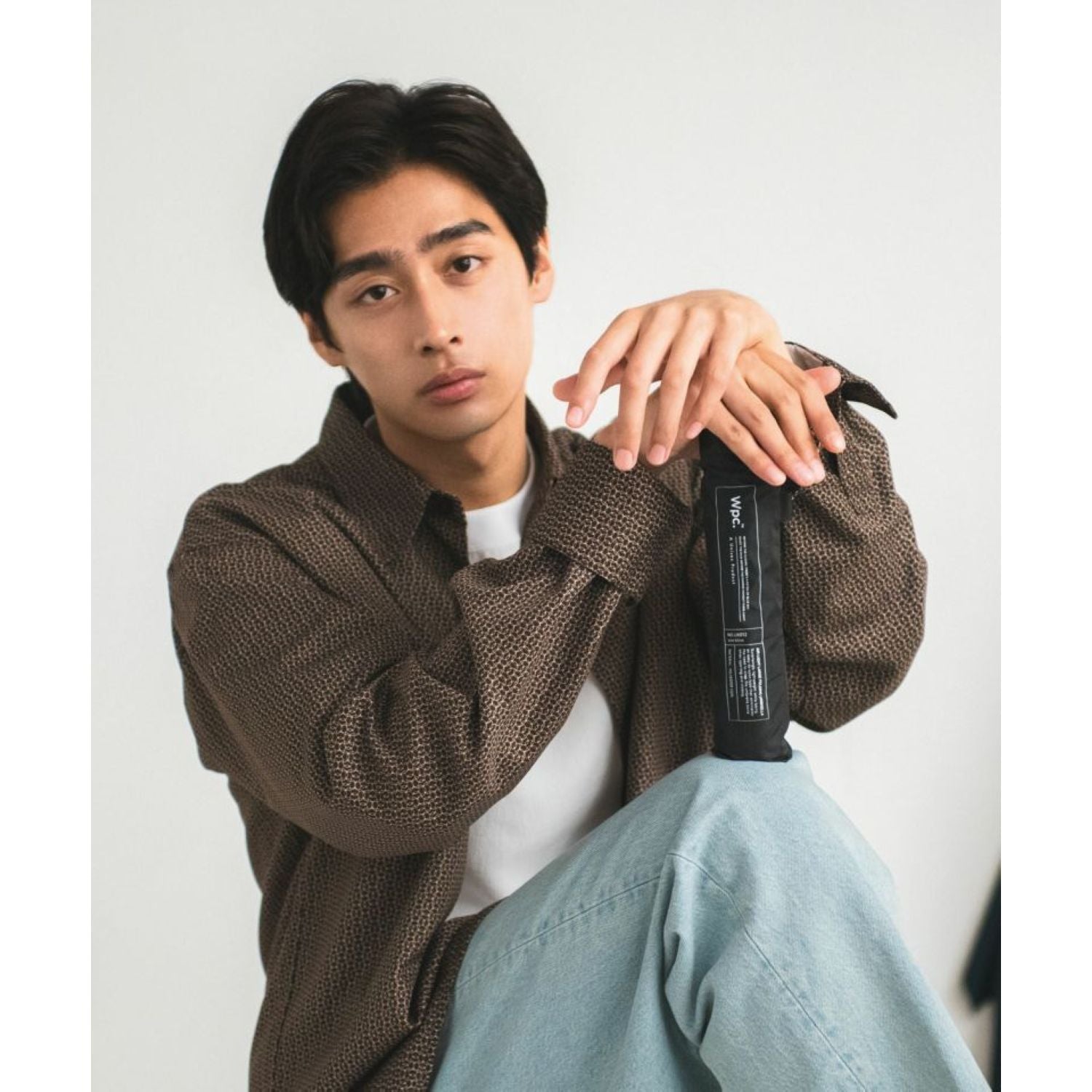 Wpc Ux Air-Light Uv Protection Folding Umbrella 61Cm (Blue Gray)