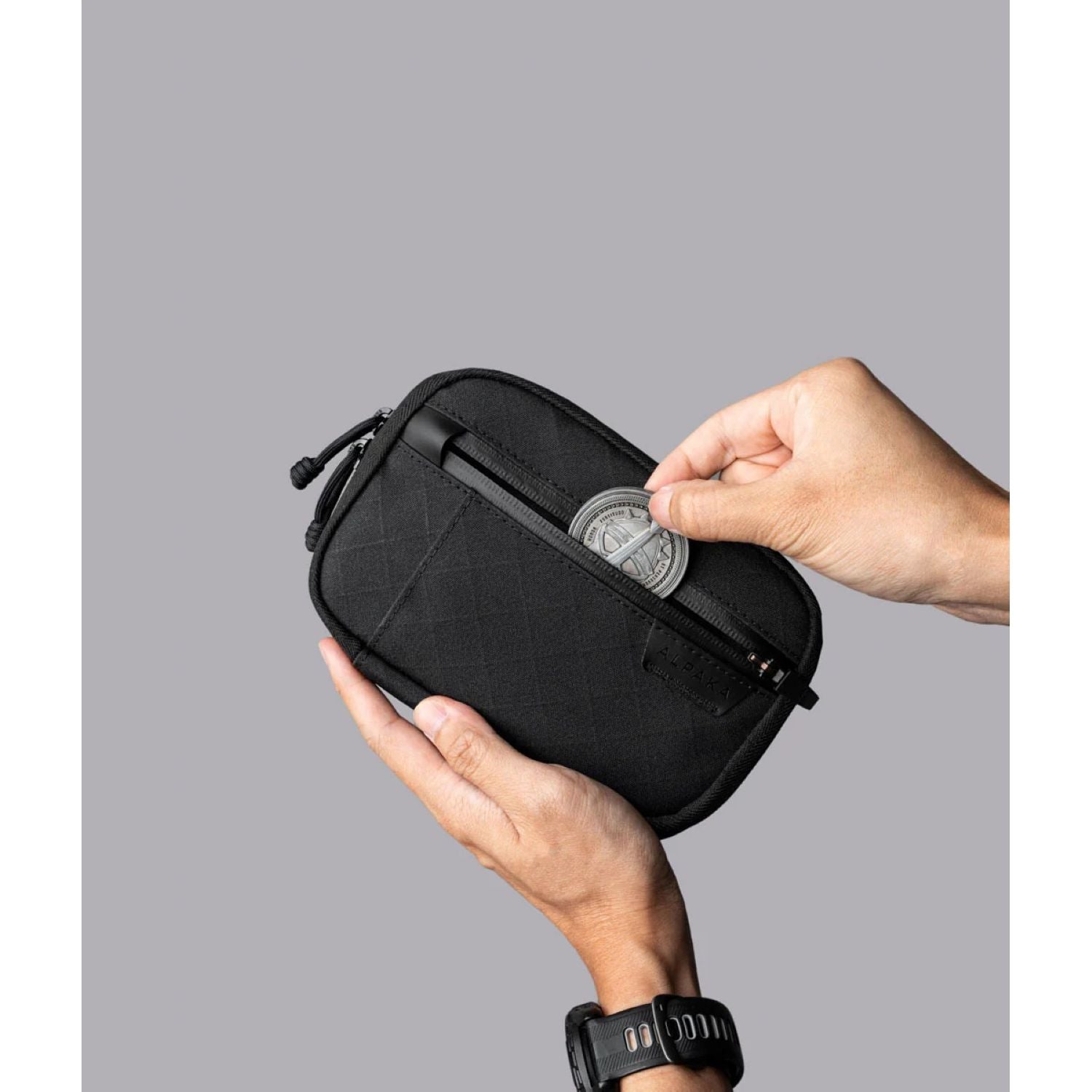 ALPAKA Admin Pouch Pro Axogrid 300D (Black)
