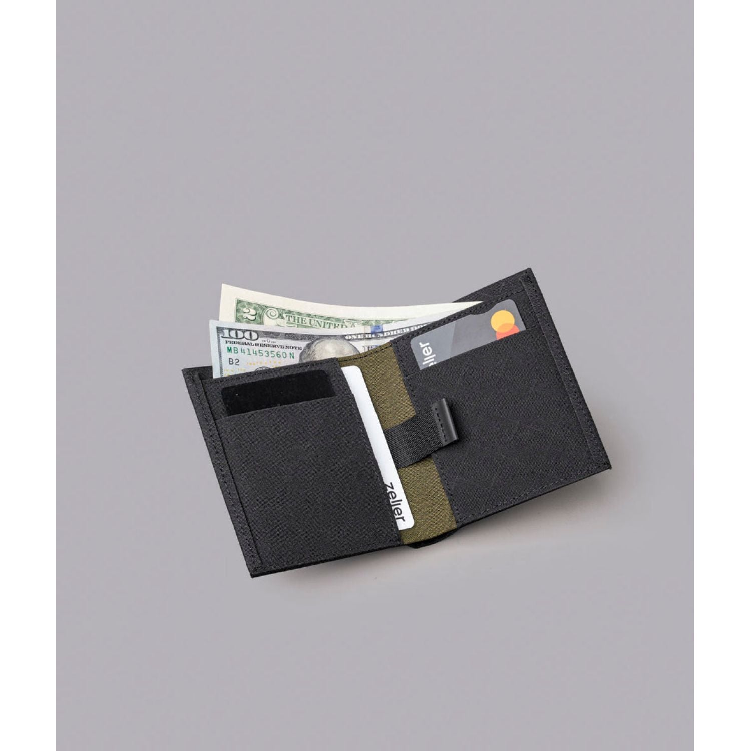 ALPAKA ARK Bifold Cash Wallet Axogrid 300D (Black)