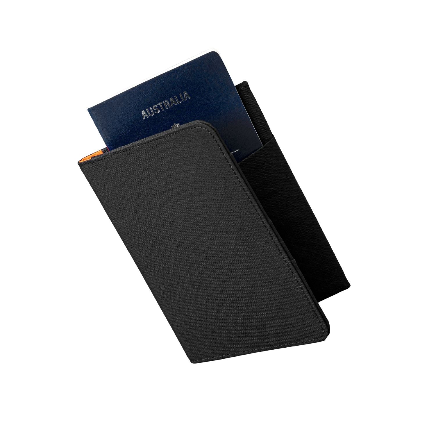 ALPAKA ARK Bifold Passport Wallet Axogrid 210D (Black)