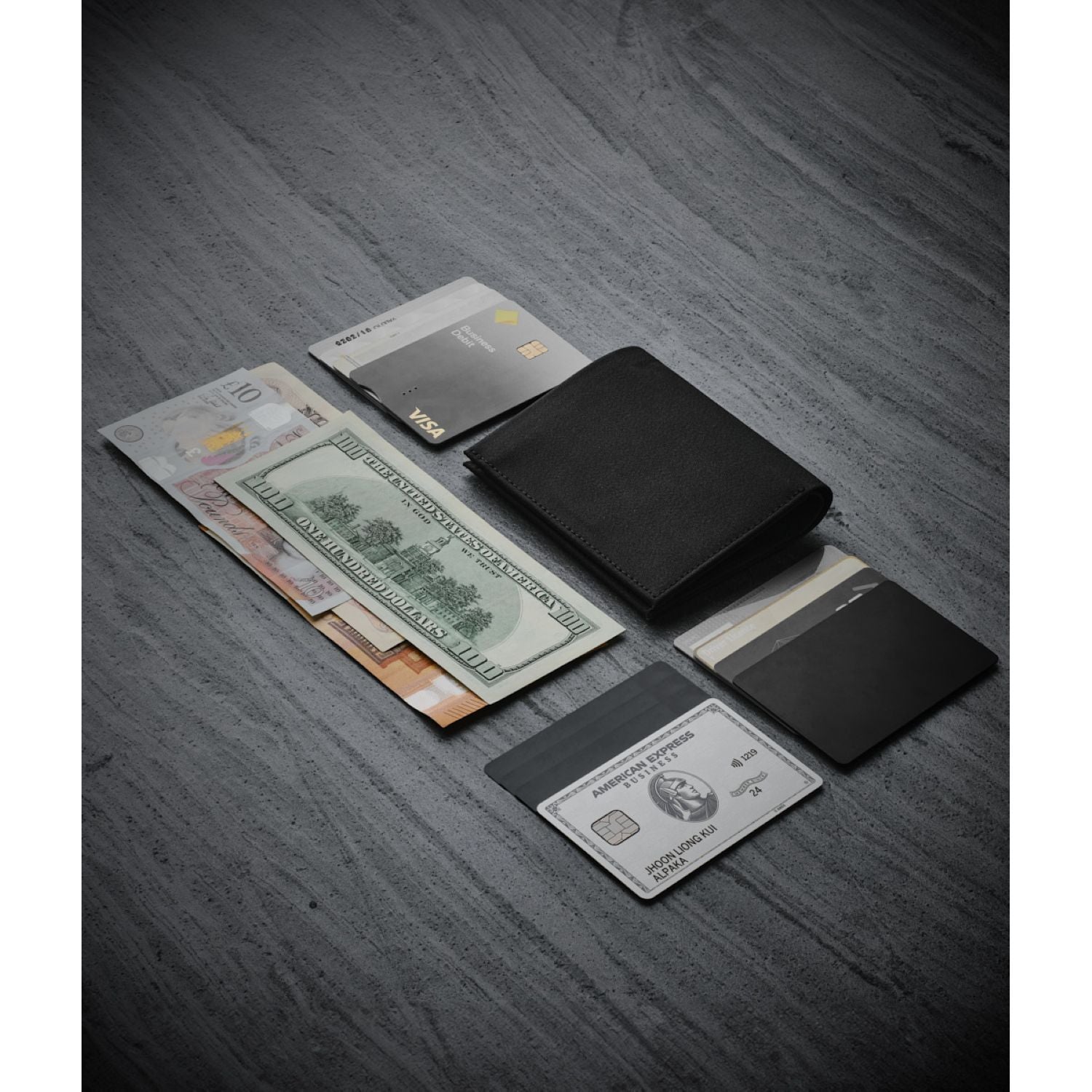 ALPAKA Bifold Cash Wallet Axoflux 300D (Army Green)