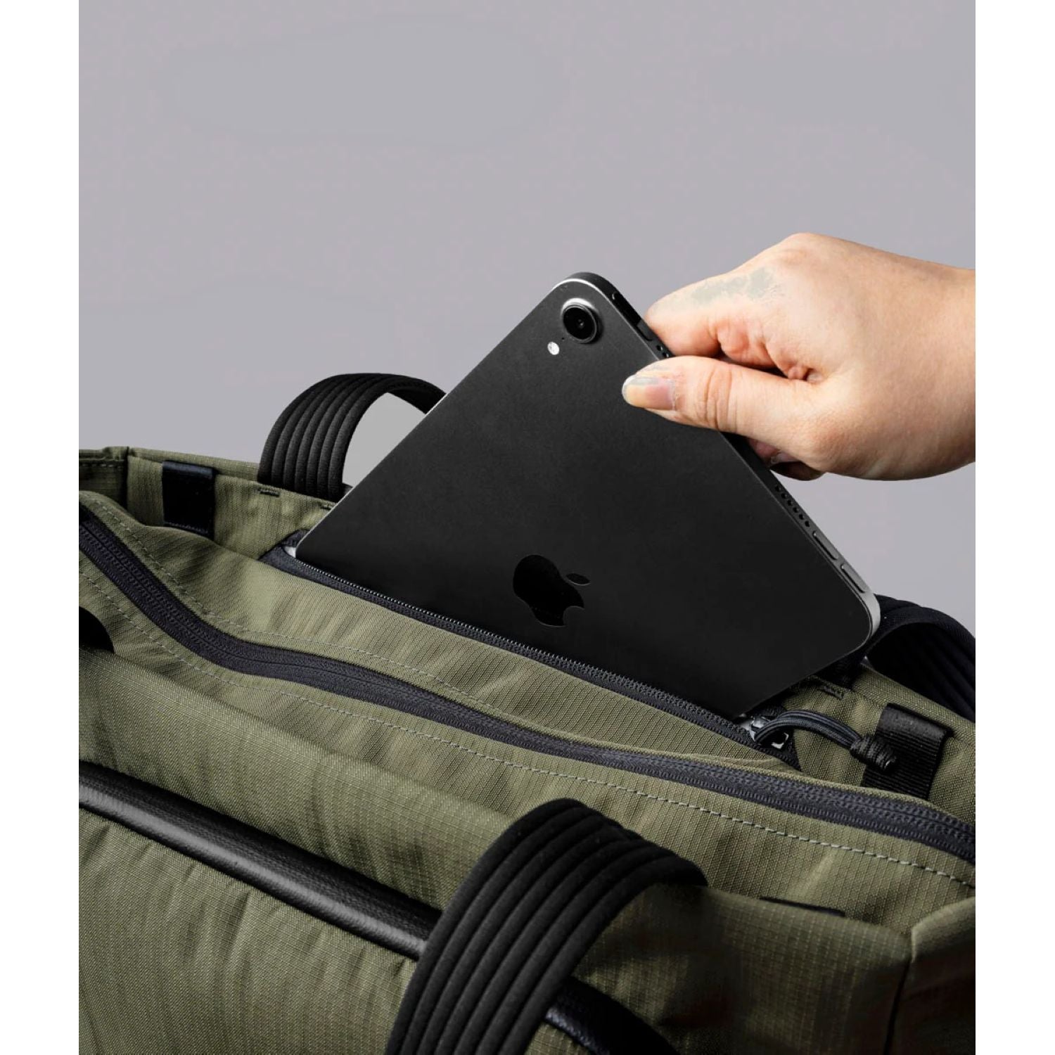 ALPAKA Bravo Tote V2 12L Axoflux 400D Ripstop Nylon (Green)