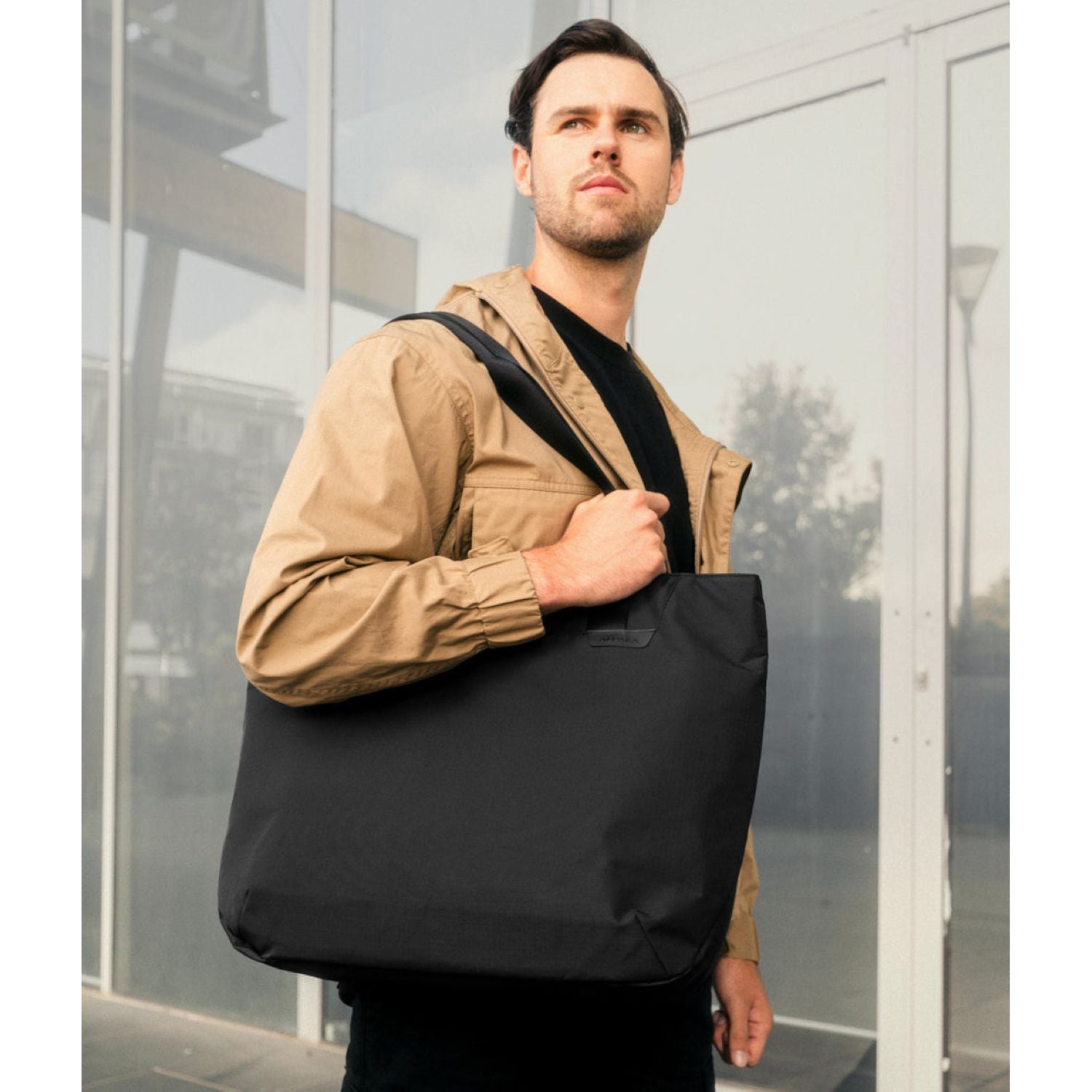 ALPAKA Elements Tote Bag (L) Axoflux 210D (Black/Grey)