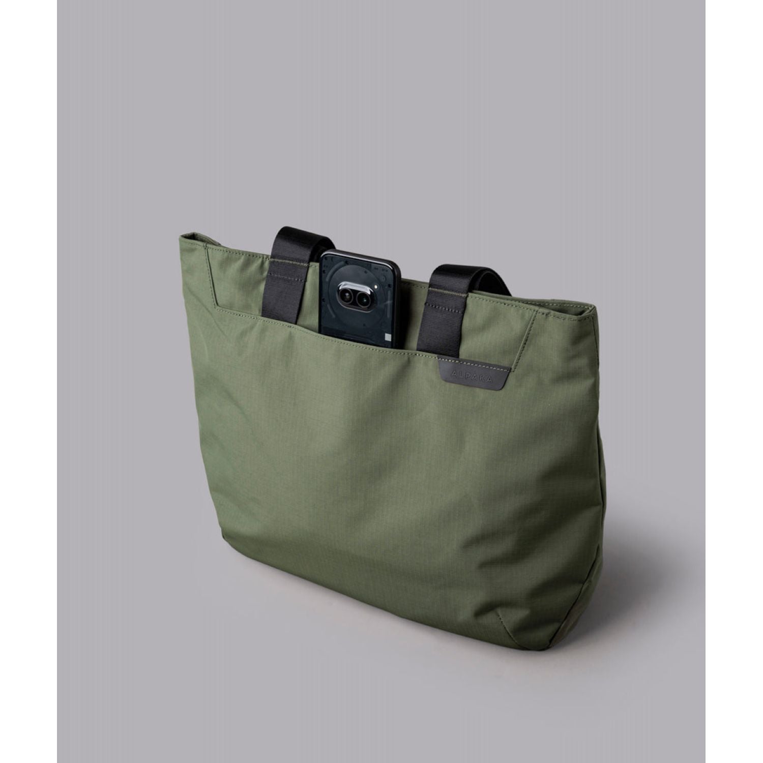 ALPAKA Elements Tote Bag (M) Axoflux 210D (Green/Grey)