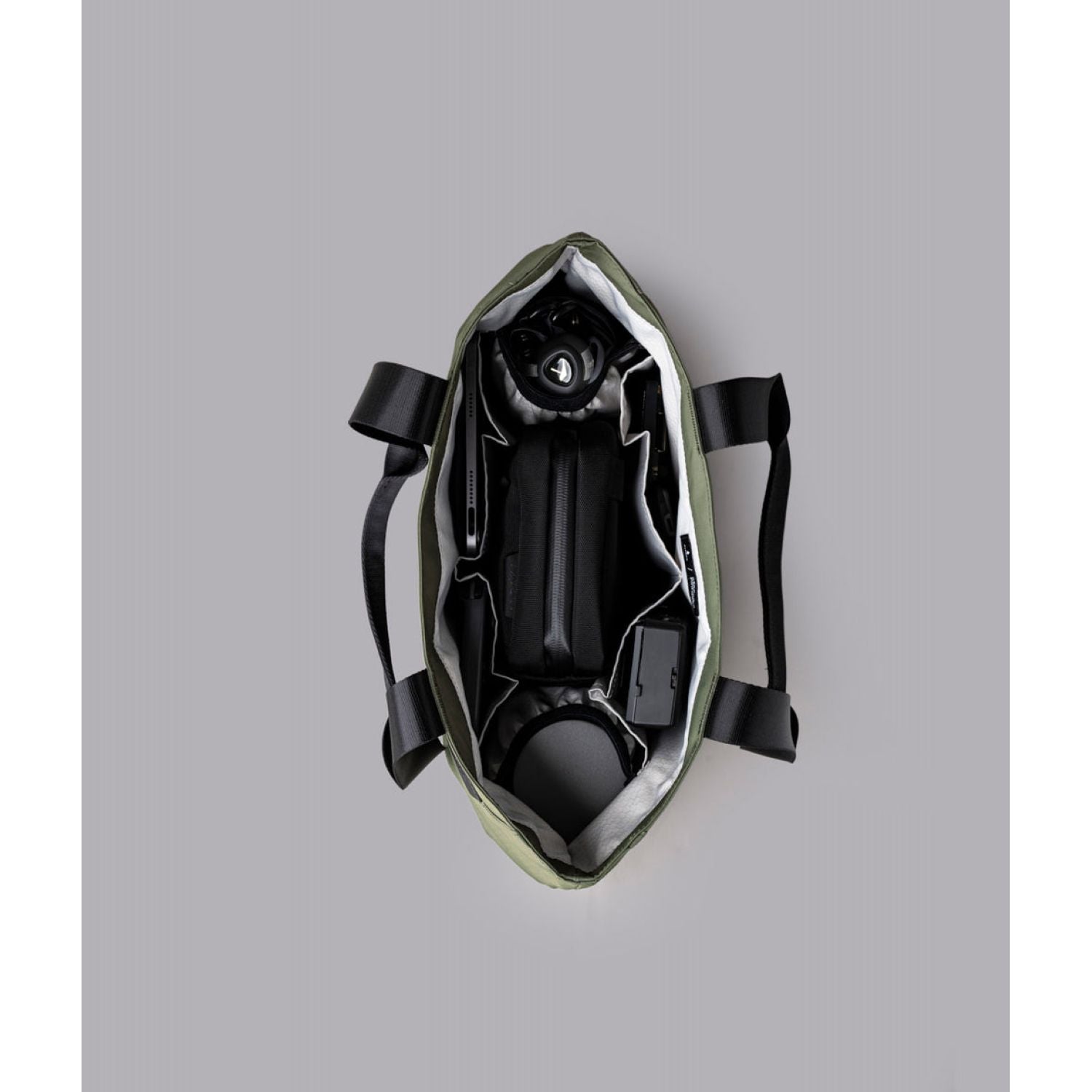 ALPAKA Elements Tote Bag (M) Axoflux 210D (Green/Grey)