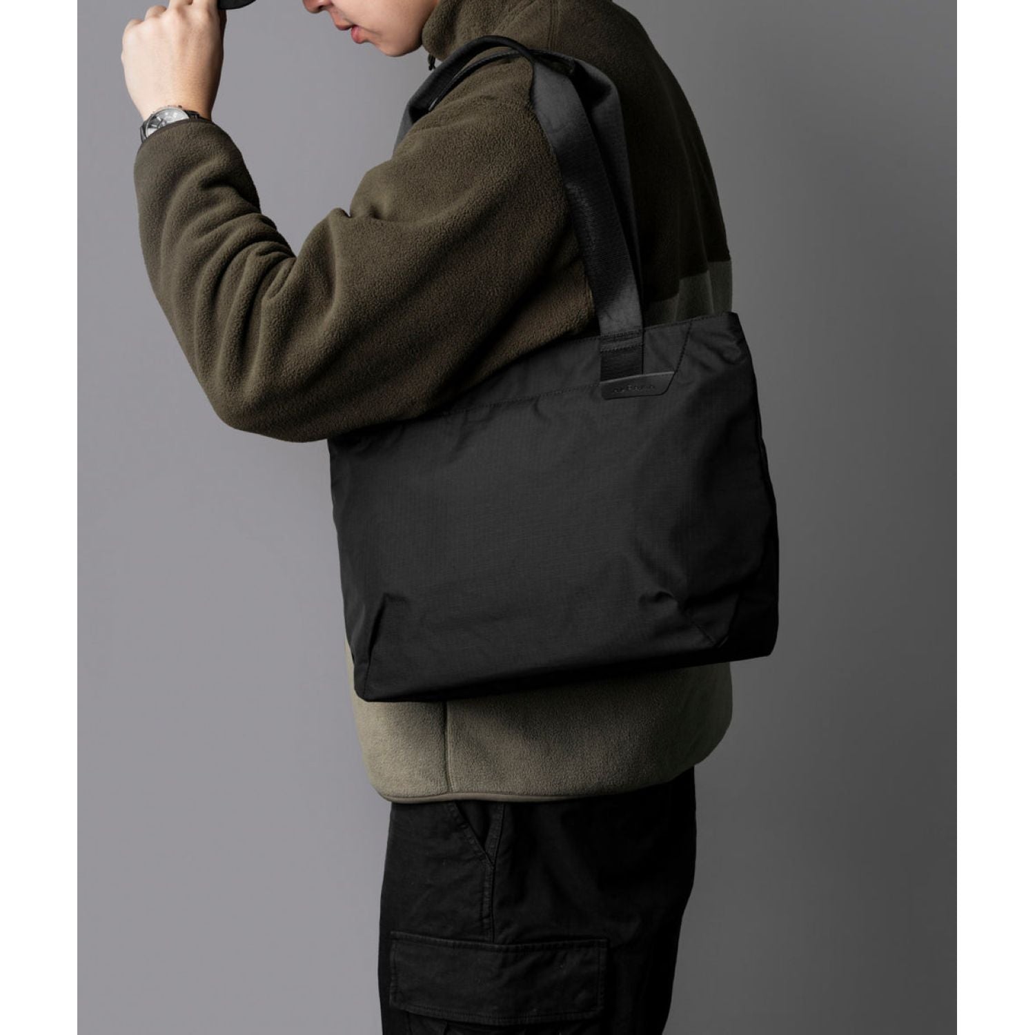 ALPAKA Elements Tote Bag (S) Axoflux 210D (Black/Grey)