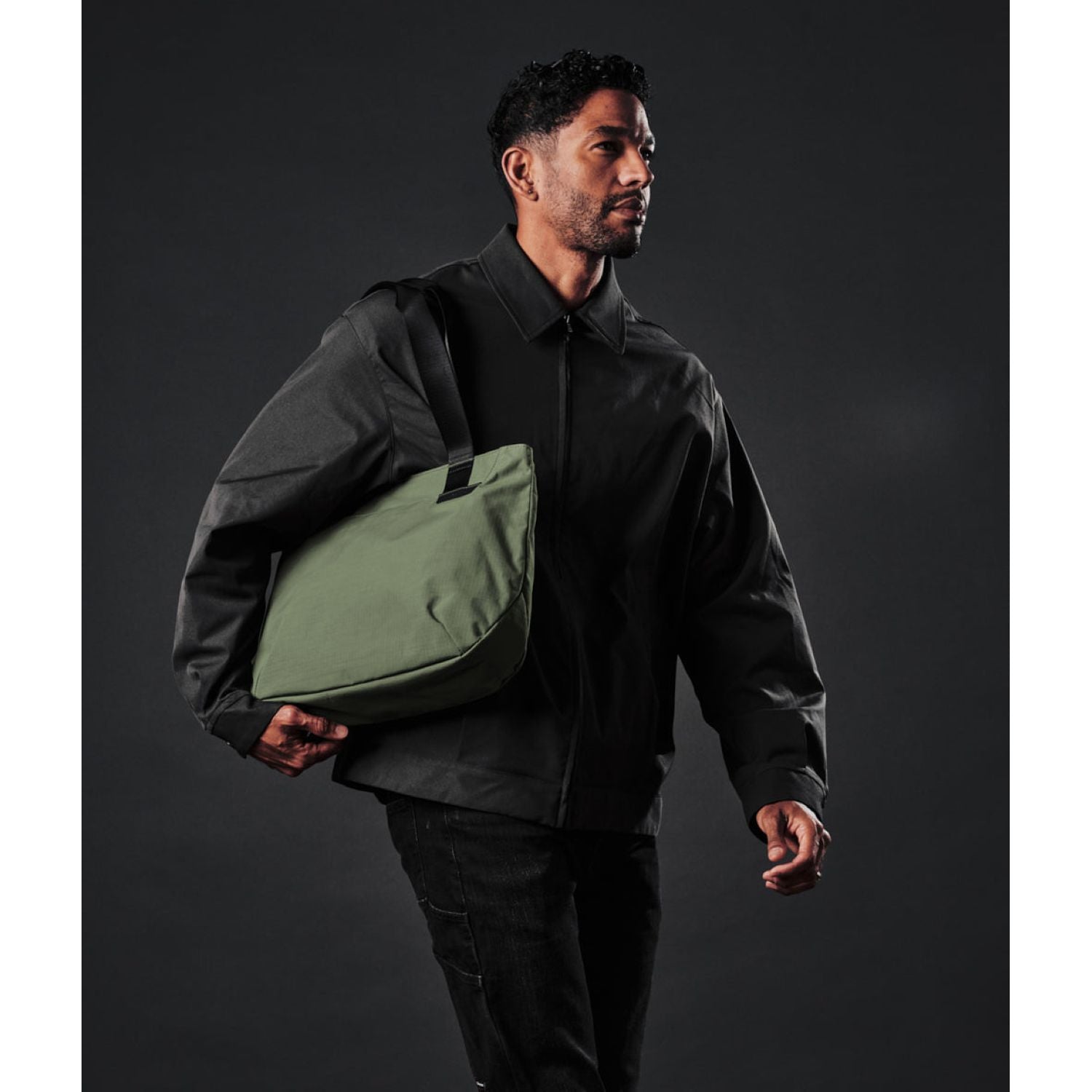 ALPAKA Elements Tote Bag (S) Axoflux 210D (Green/Grey)