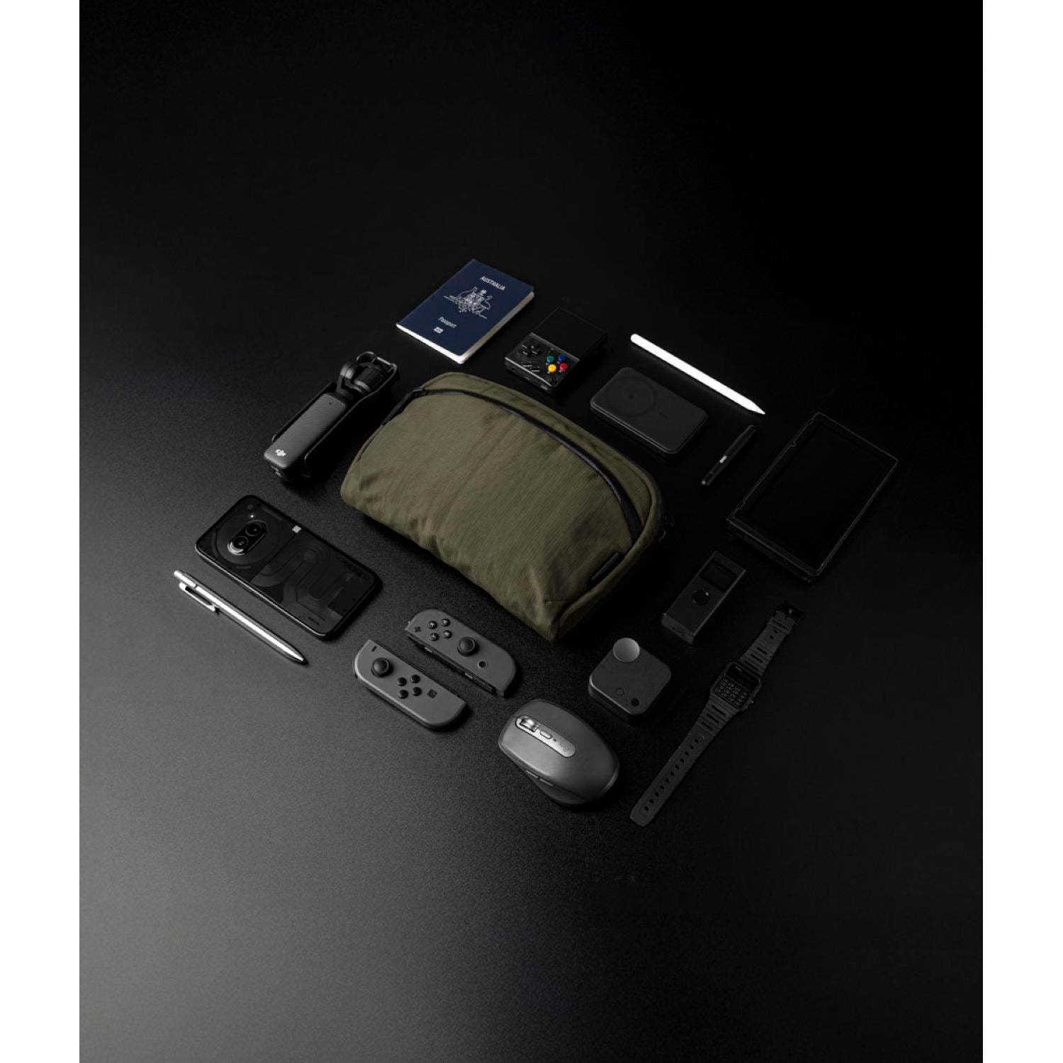 ALPAKA Flight Sling With Grey Lining Axoflux 400D (Green)