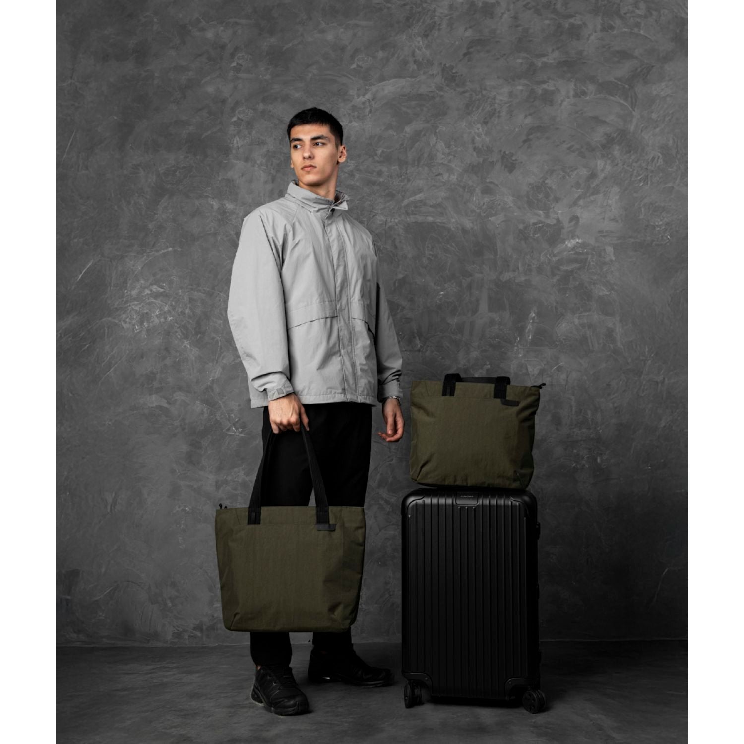 ALPAKA Flight Tote Bag (L) Axoflux 400D (Green)