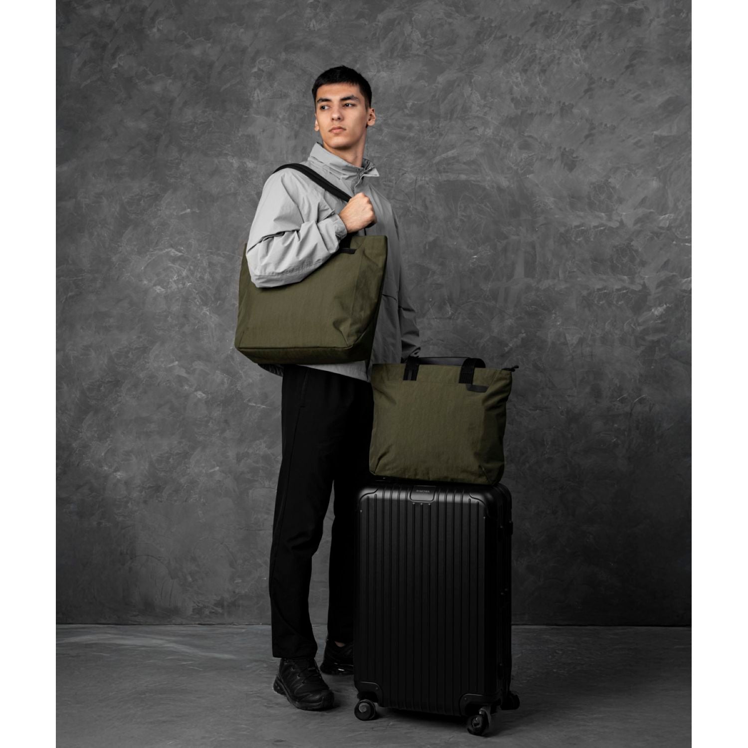 ALPAKA Flight Tote Bag (L) Axoflux 400D (Green)