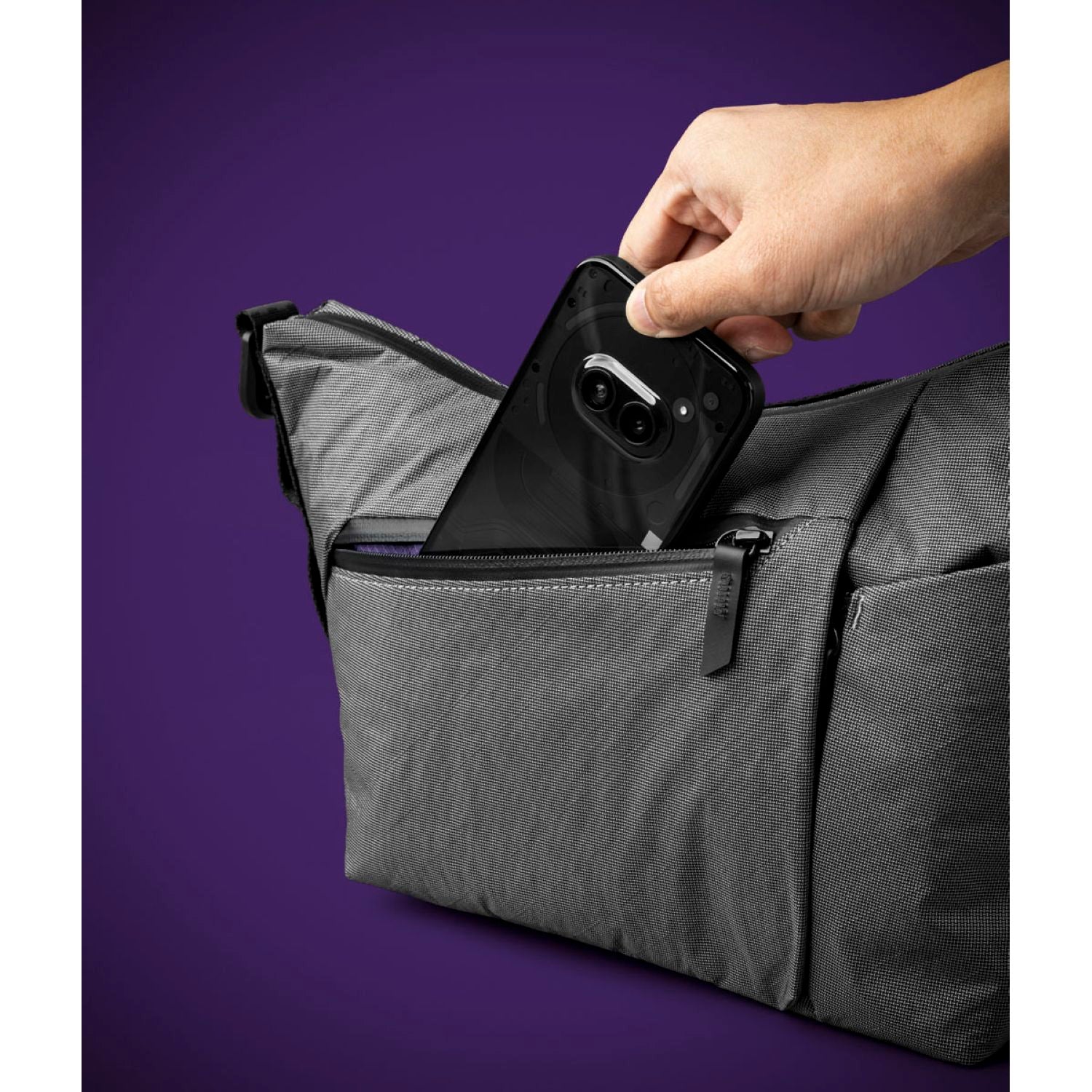 ALPAKA Flow Satchel Cyber Edition 4L Axogrid 100D Apex (Grey)