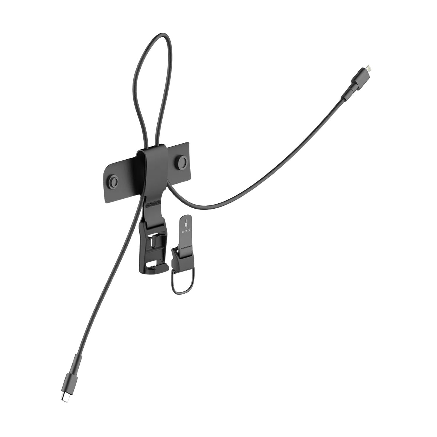 ALPAKA Hub USB-C Lanyard (Black)