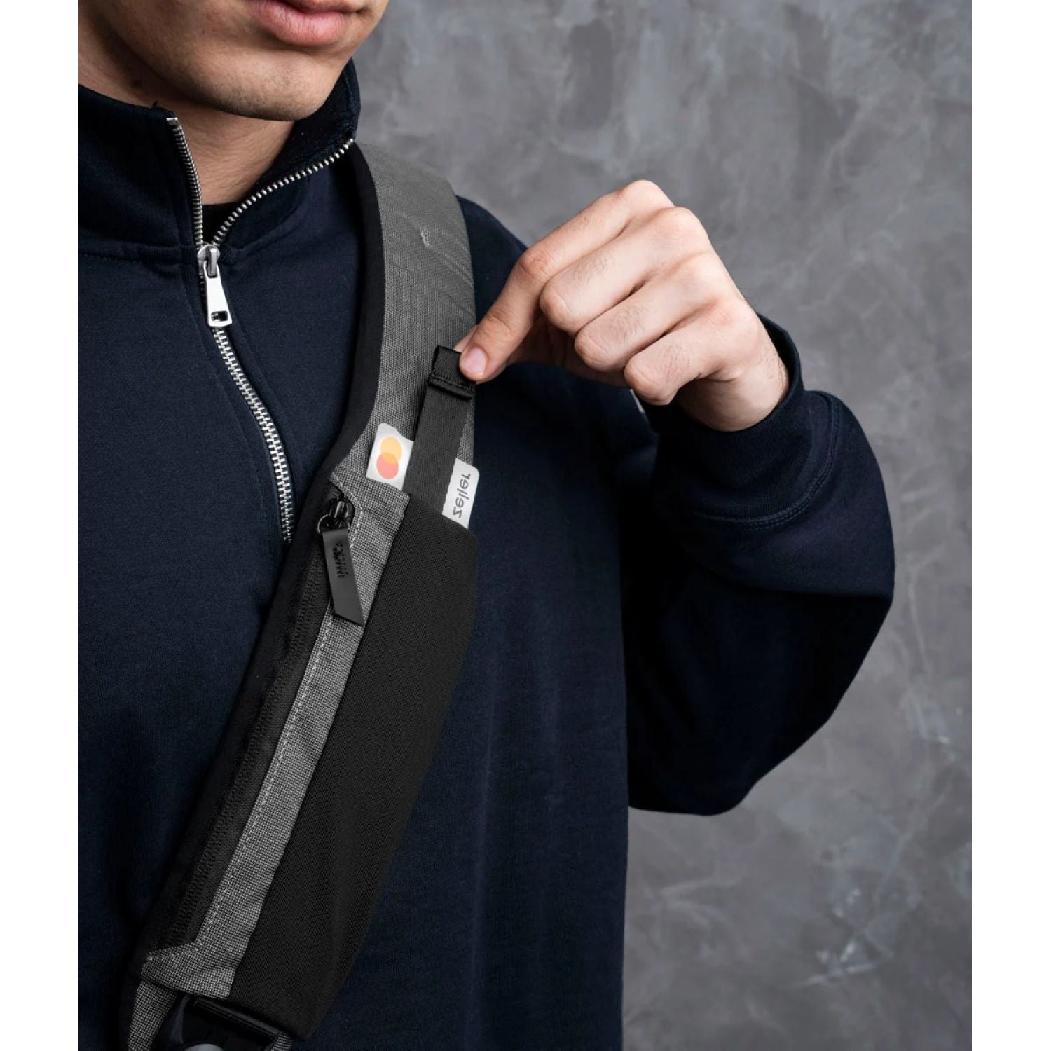 ALPAKA Metro Crossbody Left Shoulder Ultradyne 100D (Grey)
