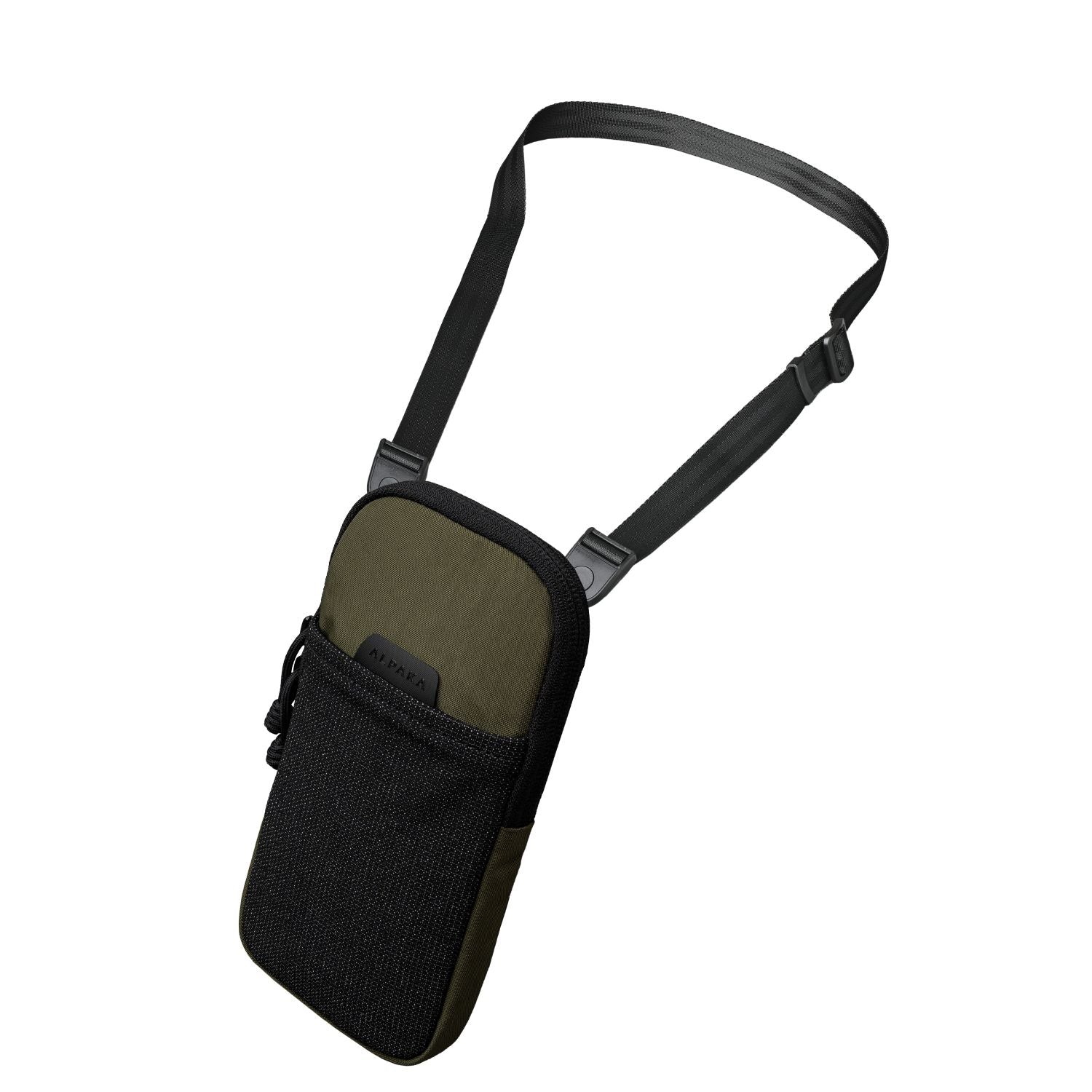 ALPAKA Modular Shoulder Pocket Slim Nylon Washed Axoflux 400D (Green)