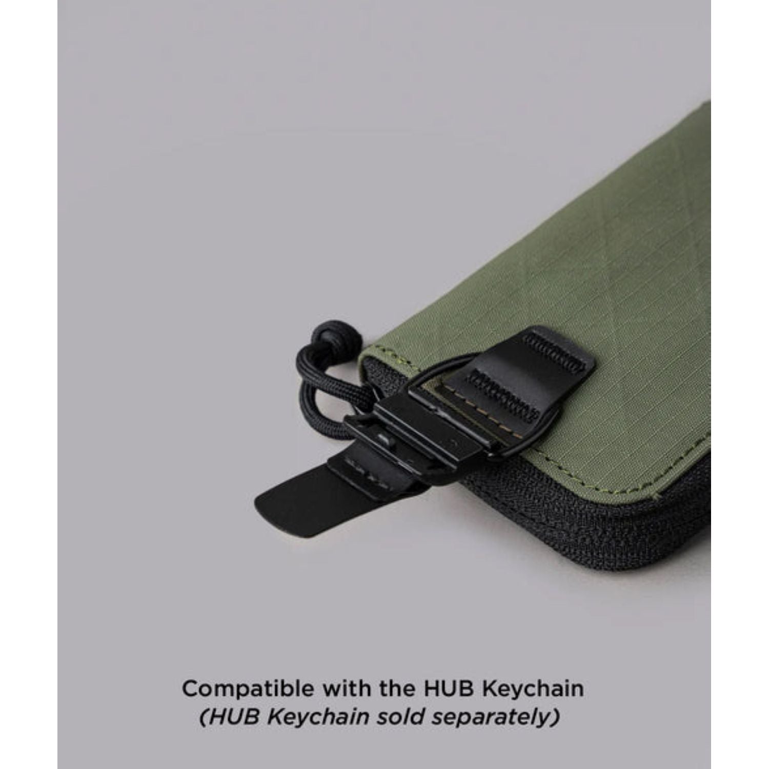 ALPAKA Zip Coin Wallet Axogrid 210D (Green)