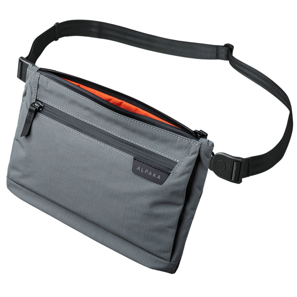 ALPAKA Zip Pouch Max V2 Axoflux 210D (Grey) – The Planet Traveller