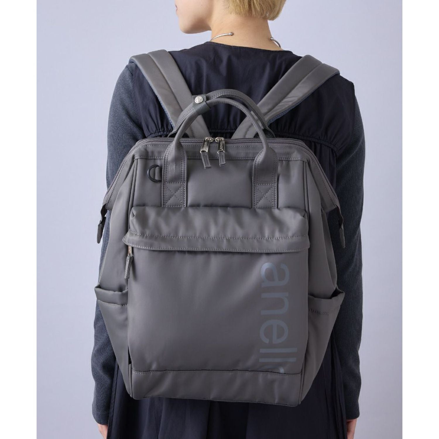 Anello Alf Kuchigane Backpack R (Black)