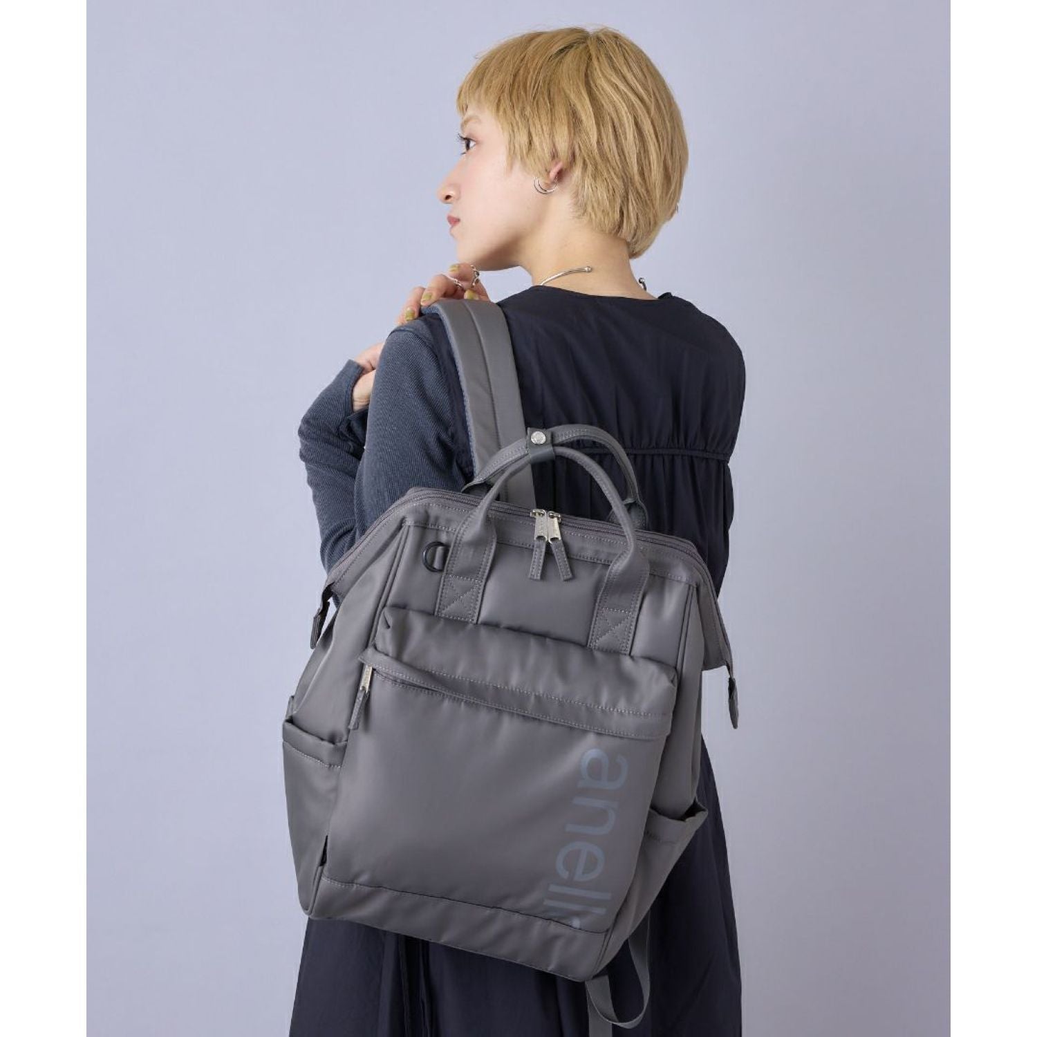 Anello Alf Kuchigane Backpack R (Grey)