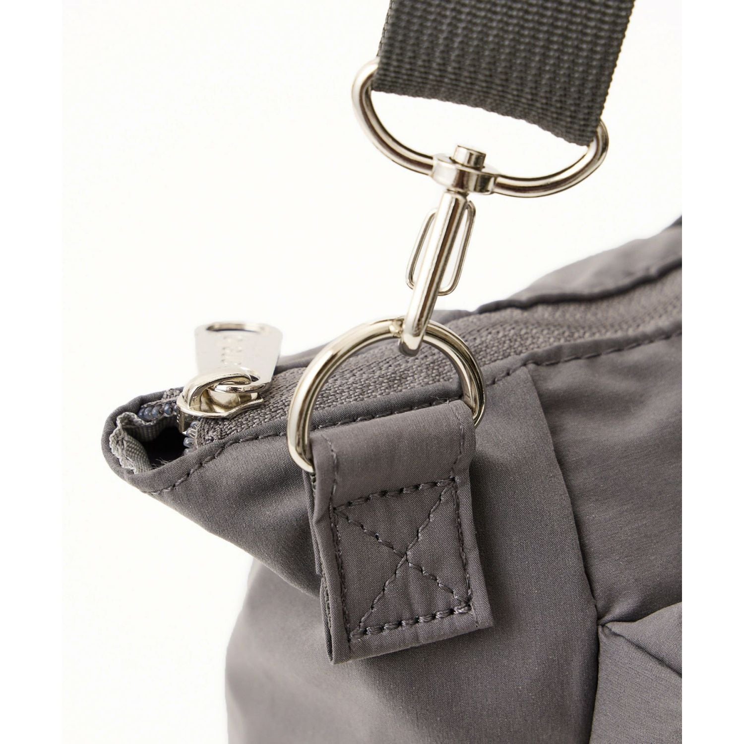 Anello Circle 2Way Tote Bag (Grey)