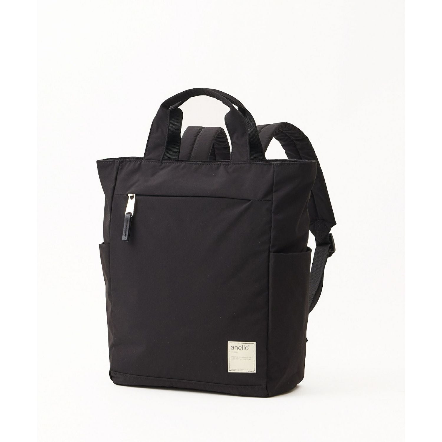 Anello Circle Tote Backpack (Black)