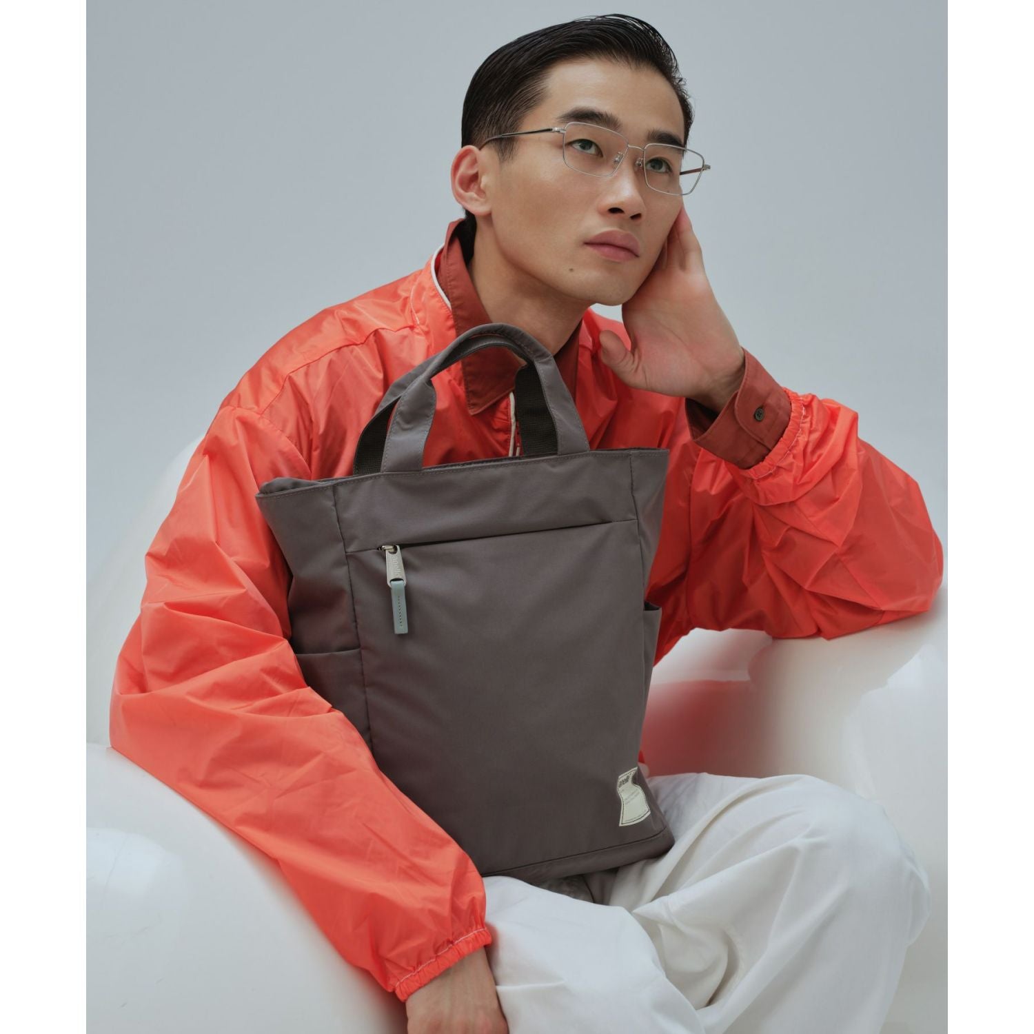 Anello Circle Tote Backpack (Lavender)