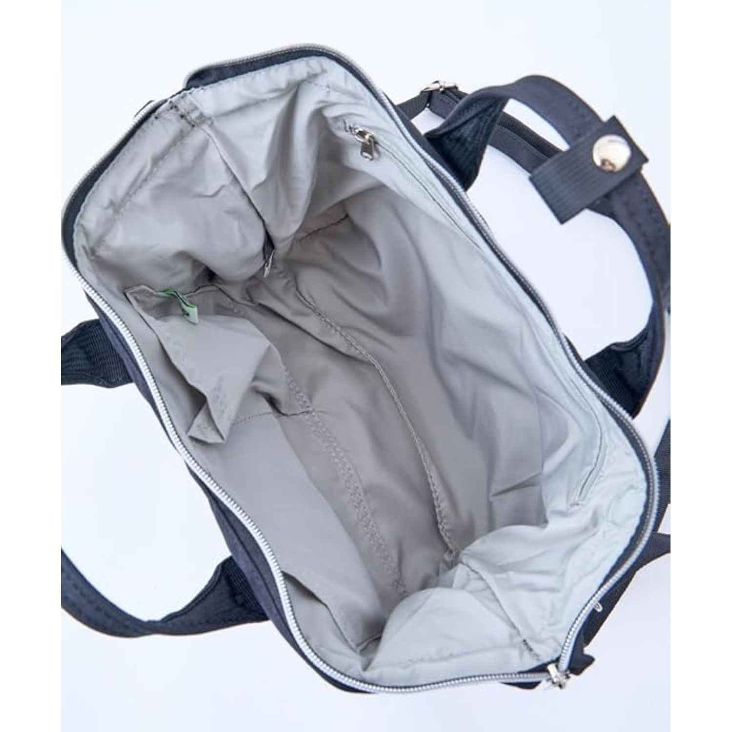 Anello Cross Bottle Kuchigane 2Way Mini Shoulder Bag (Grey/Greybeige/Black)