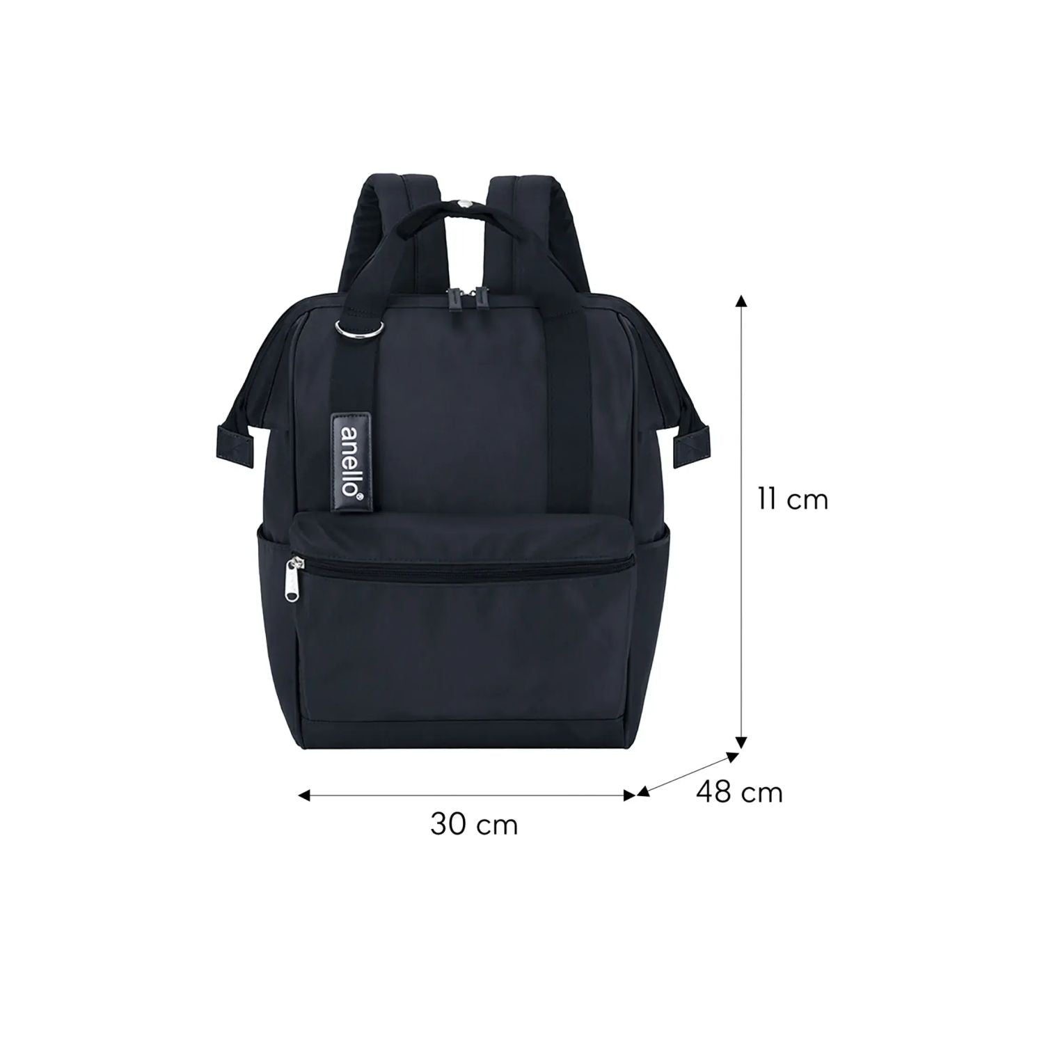 Anello Effe Kuchigane Backpack R (Black)