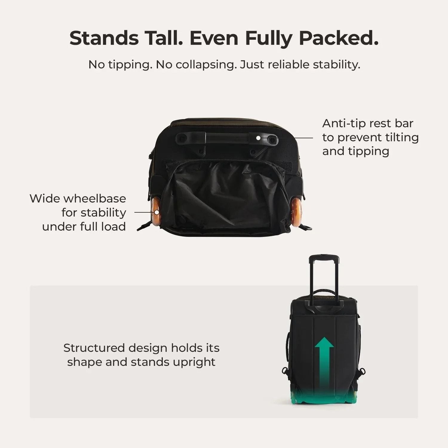 Bagsmart Blast Roller Backpack 43L (Cedar)