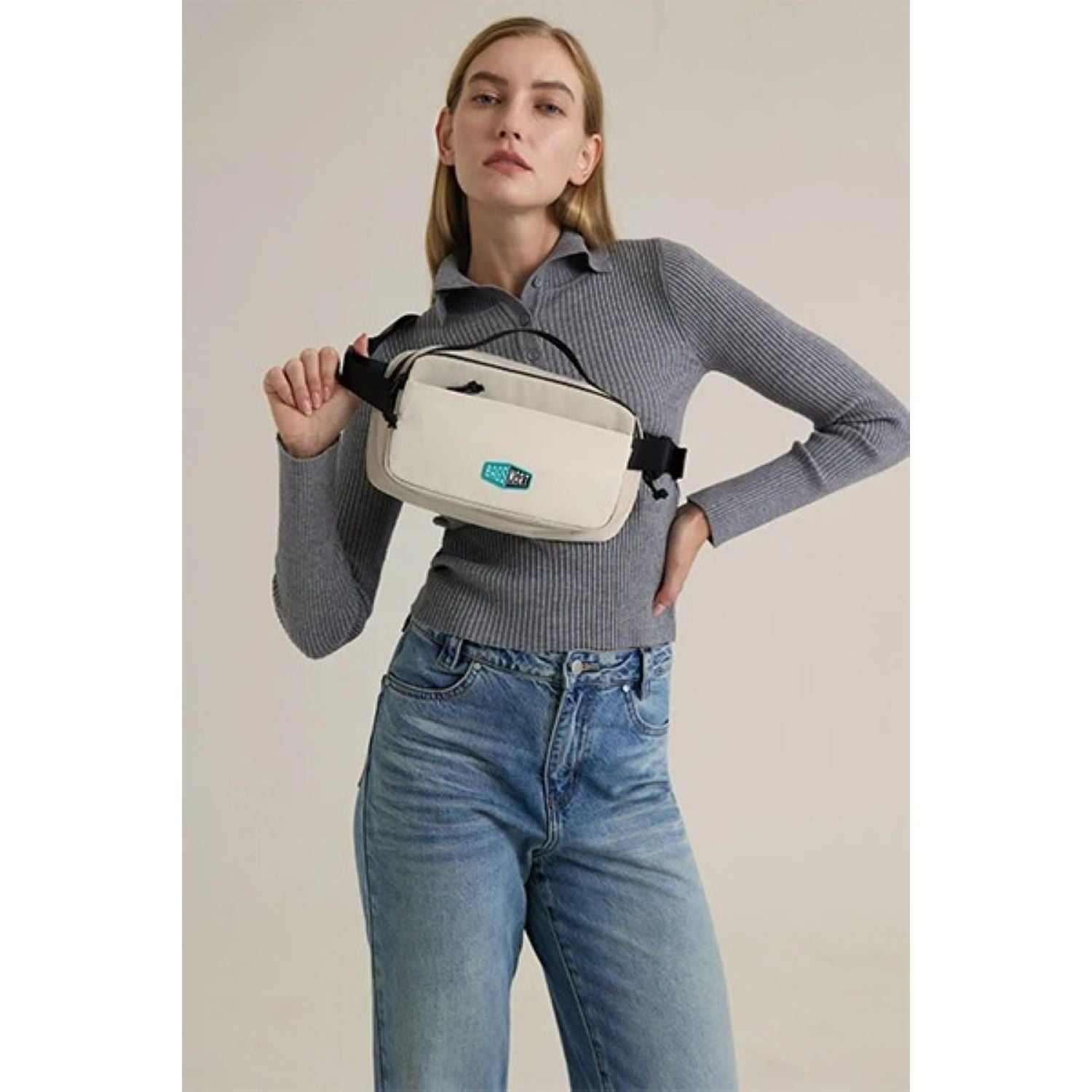 Bagsmart Blast Travel Sling Bag 3.3L (Oyster)