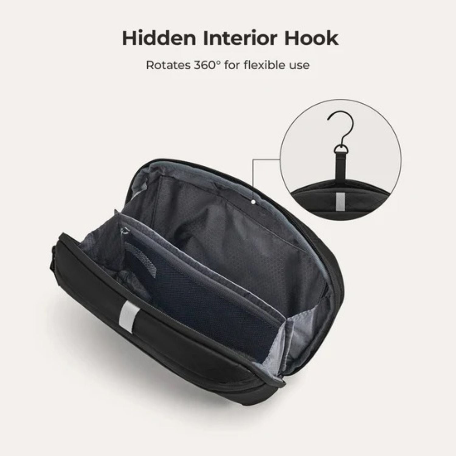 Bagsmart Dense Travel Dopp Kit 2.5L (Black)
