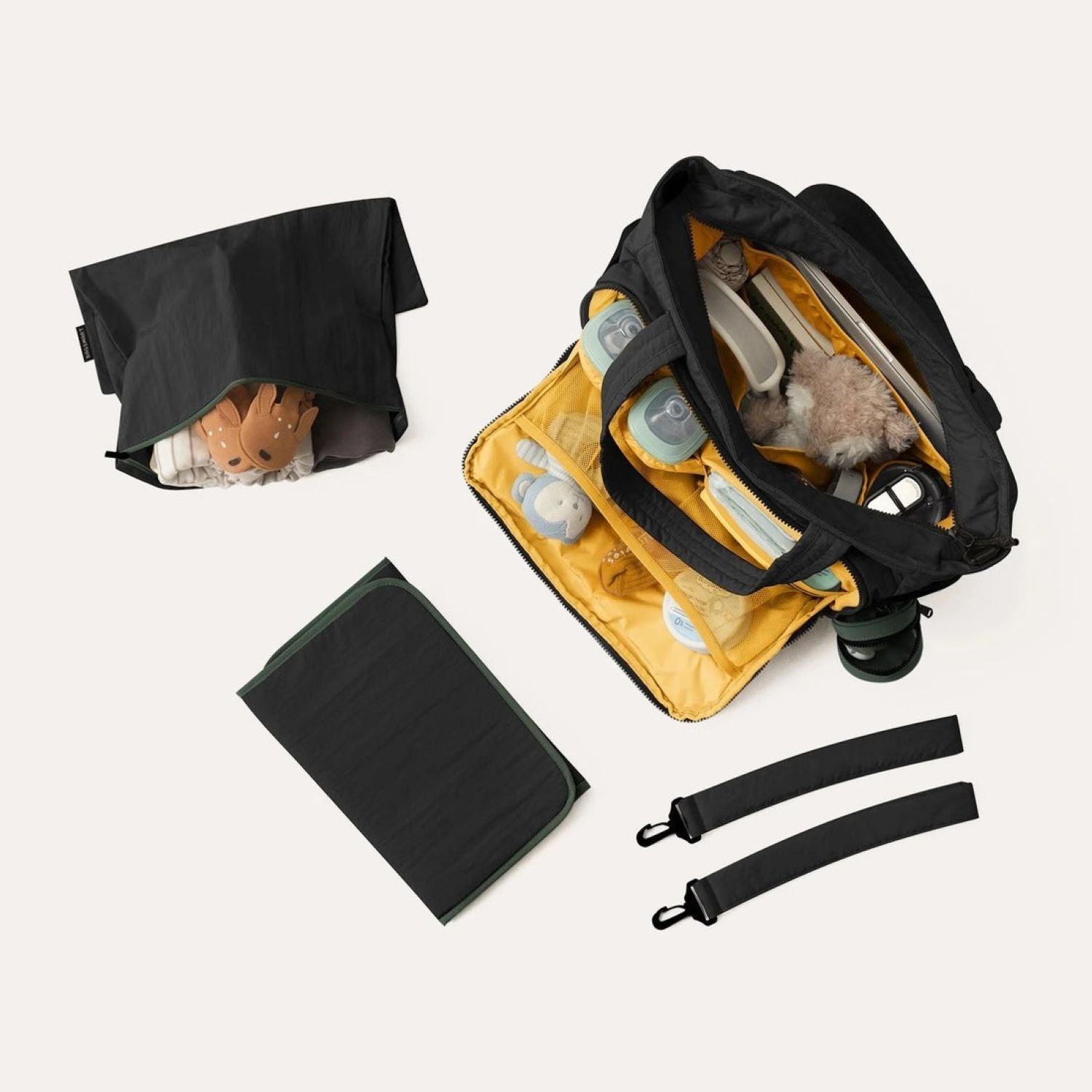 Bagsmart Paz Diaper Tote 25L (Black)