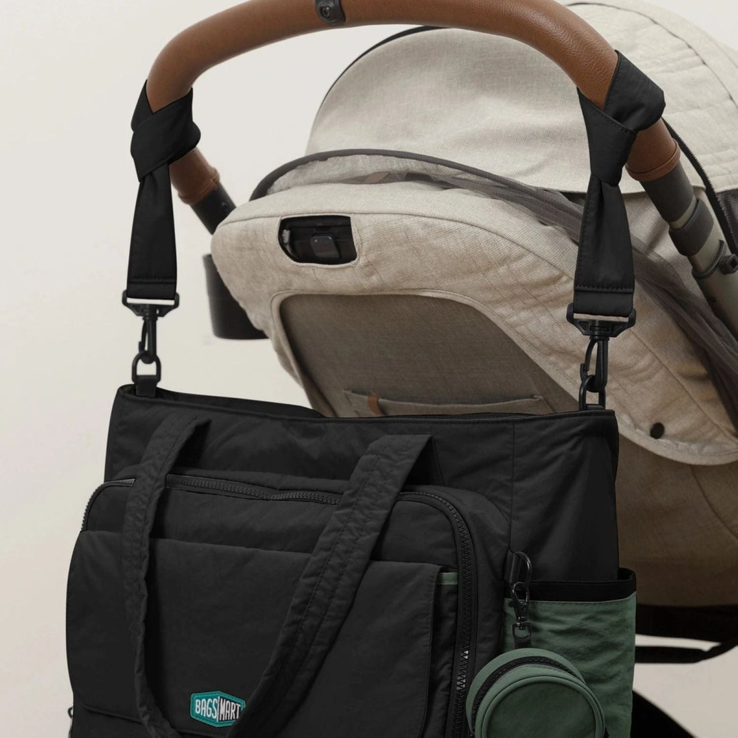 Bagsmart Paz Diaper Tote 25L (Black)