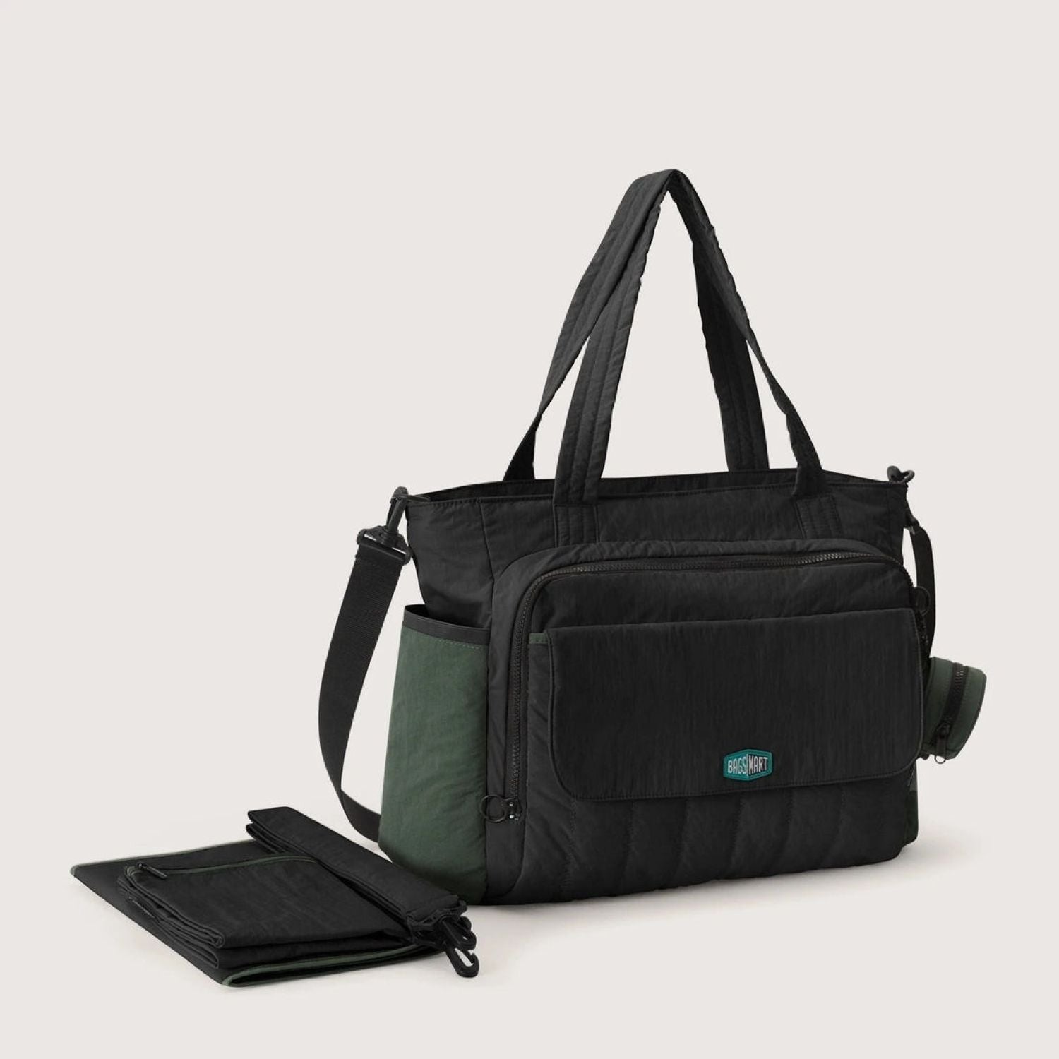 Bagsmart Paz Diaper Tote 25L (Black)