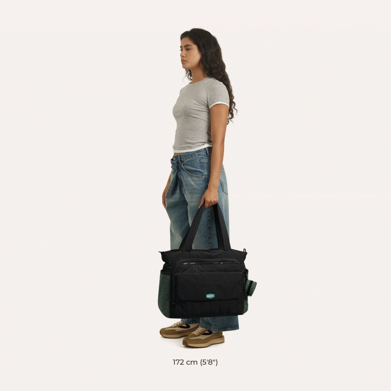 Bagsmart Paz Diaper Tote 25L (Black)