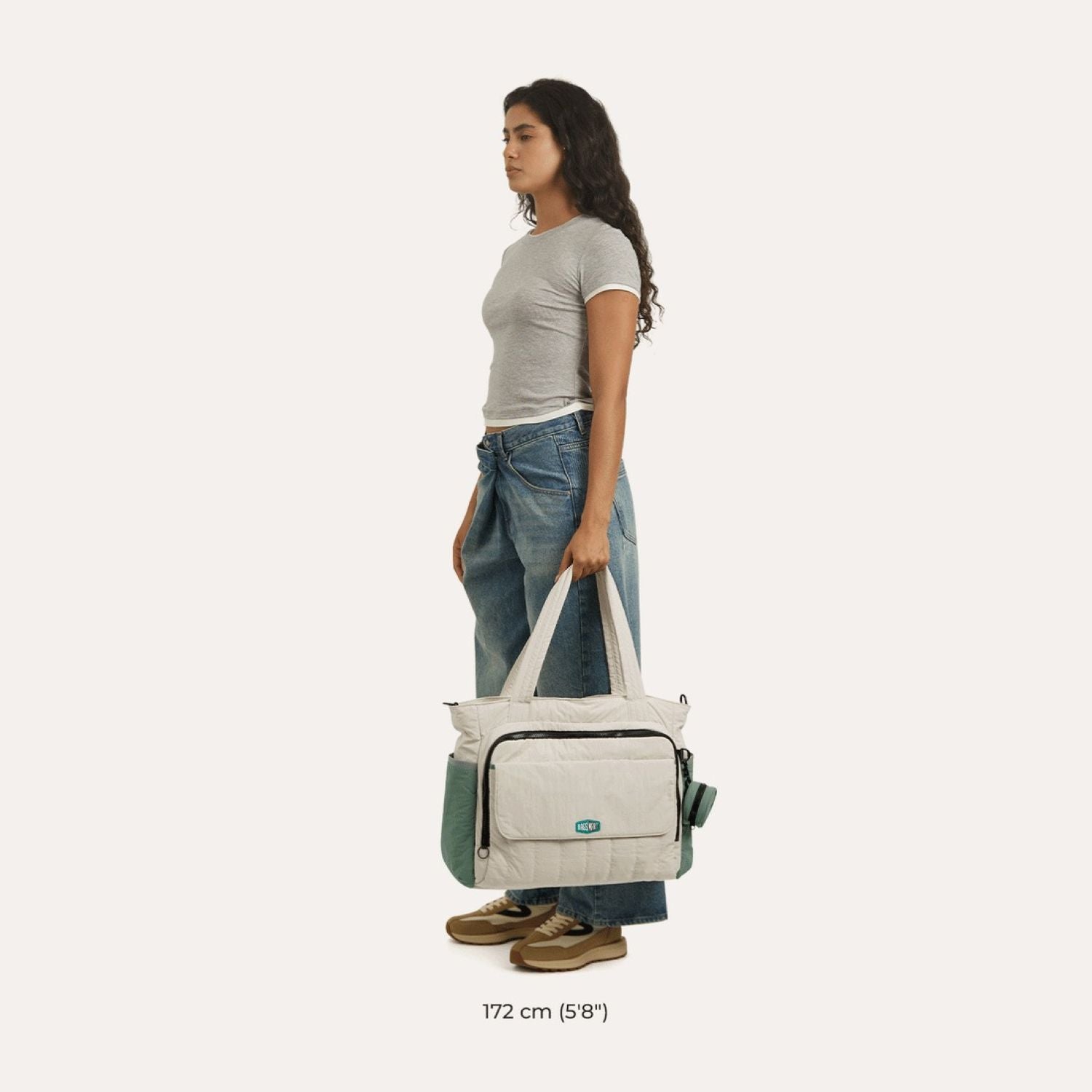 Bagsmart Paz Diaper Tote 25L (Celadon)