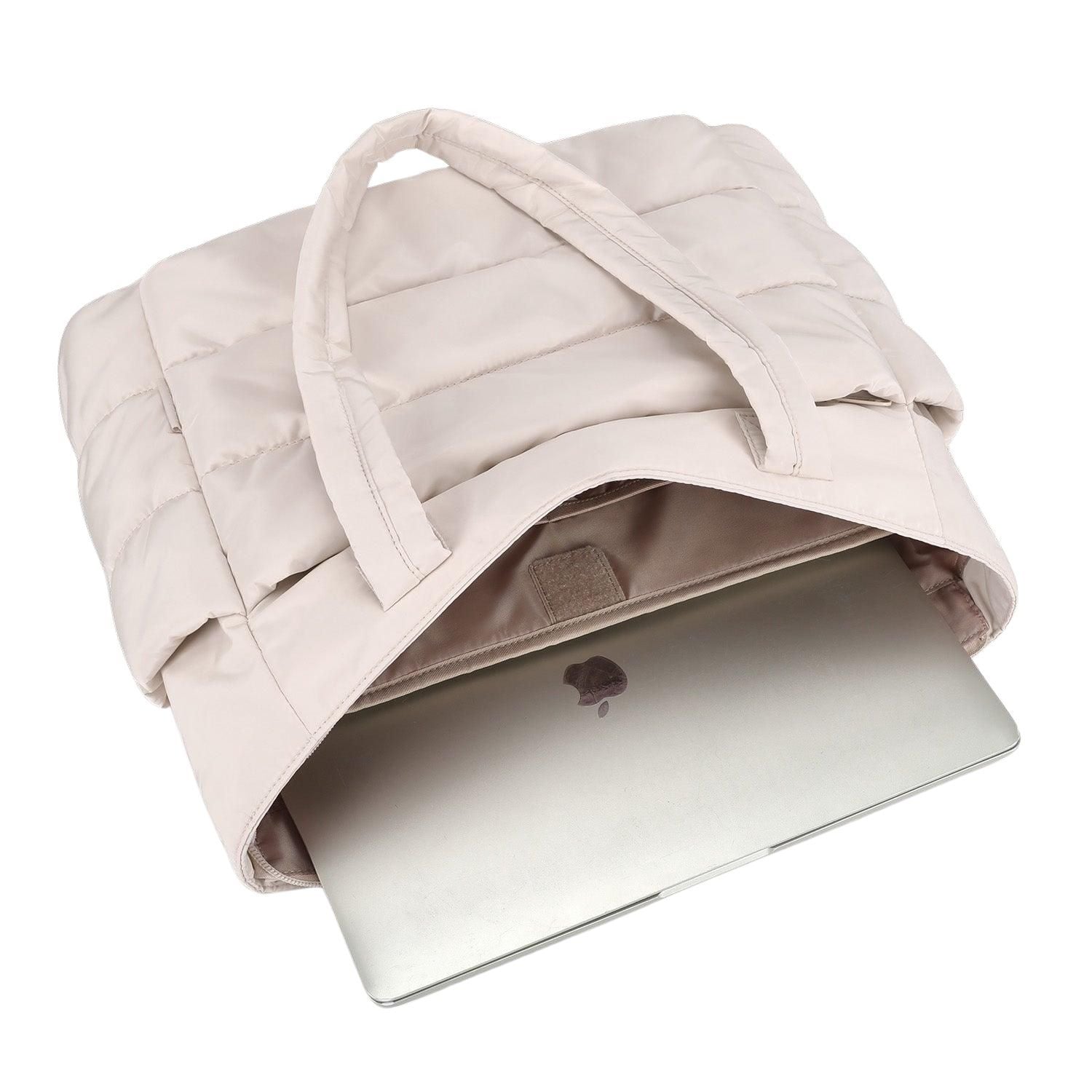 Bagsmart Zora Puffy Tote 20L (Beige)