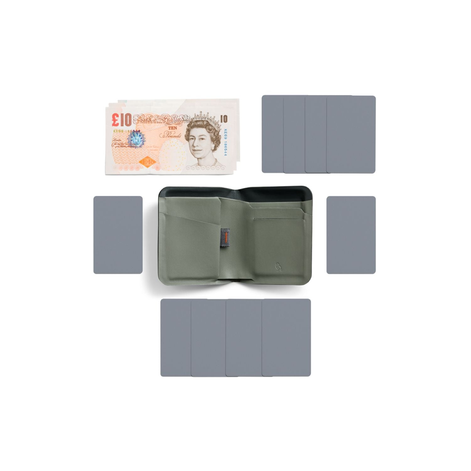 Bellroy Apex Note Sleeve - Everglade