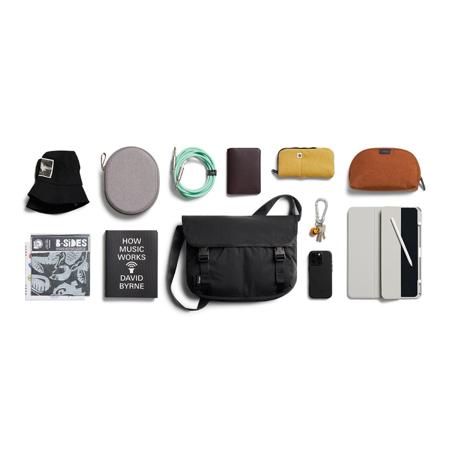 Bellroy Cinch Messenger Bag - Black