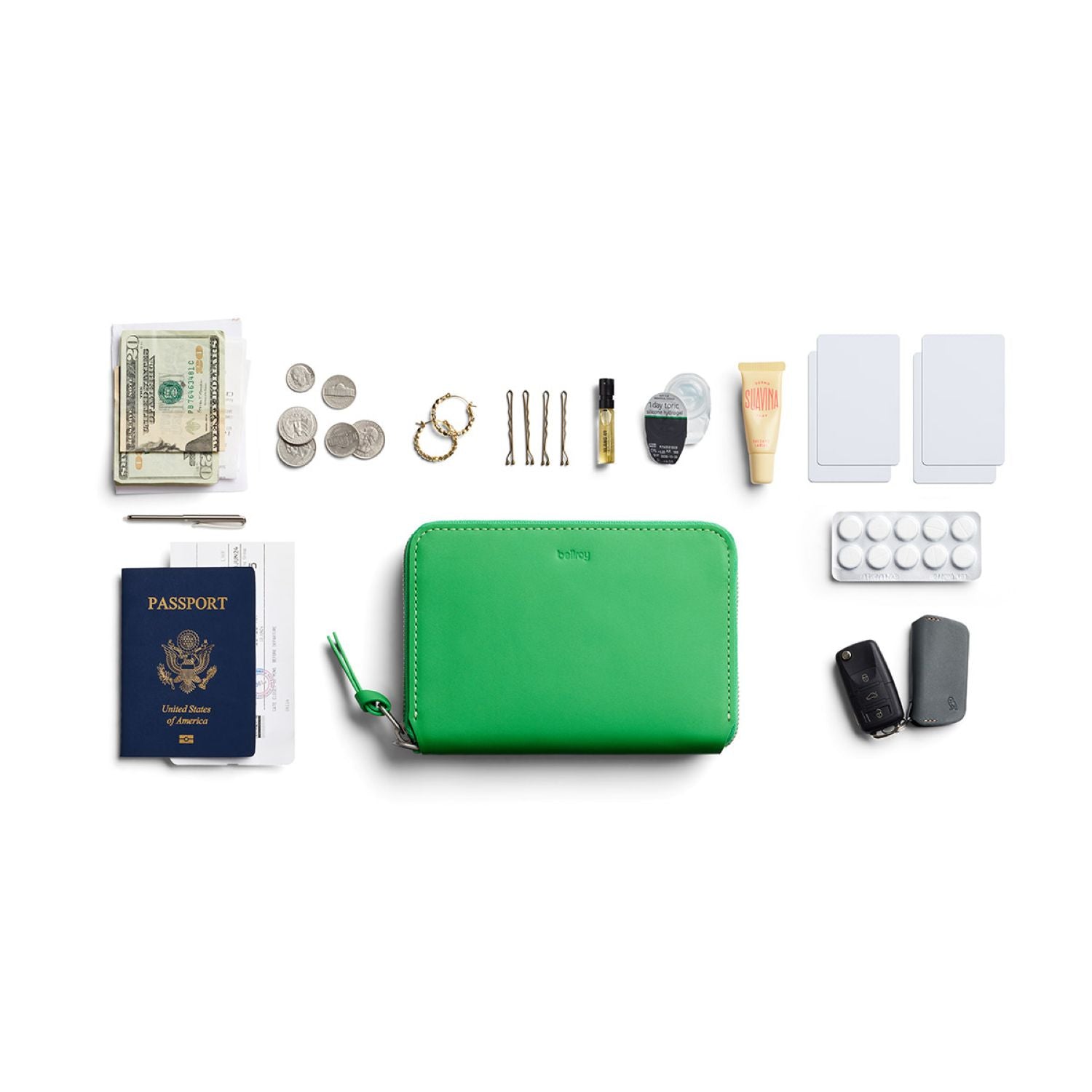 Bellroy Folio Wallet - Neongreen