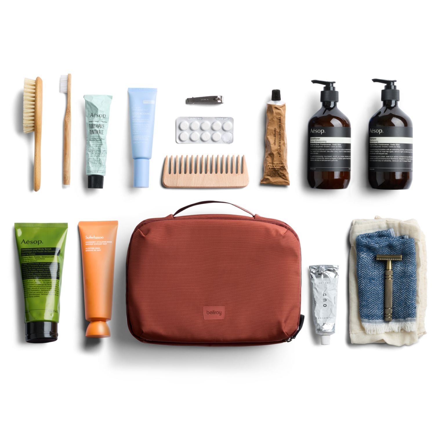Bellroy Hanging Toiletry Kit Plus - Clay