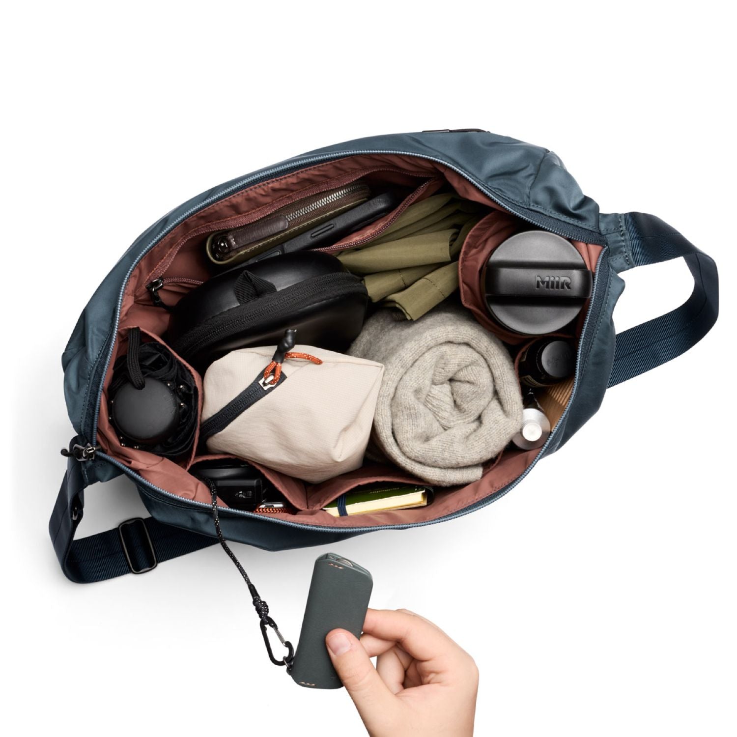 Bellroy Laneway Crescent Bag 12L - Bluesteel