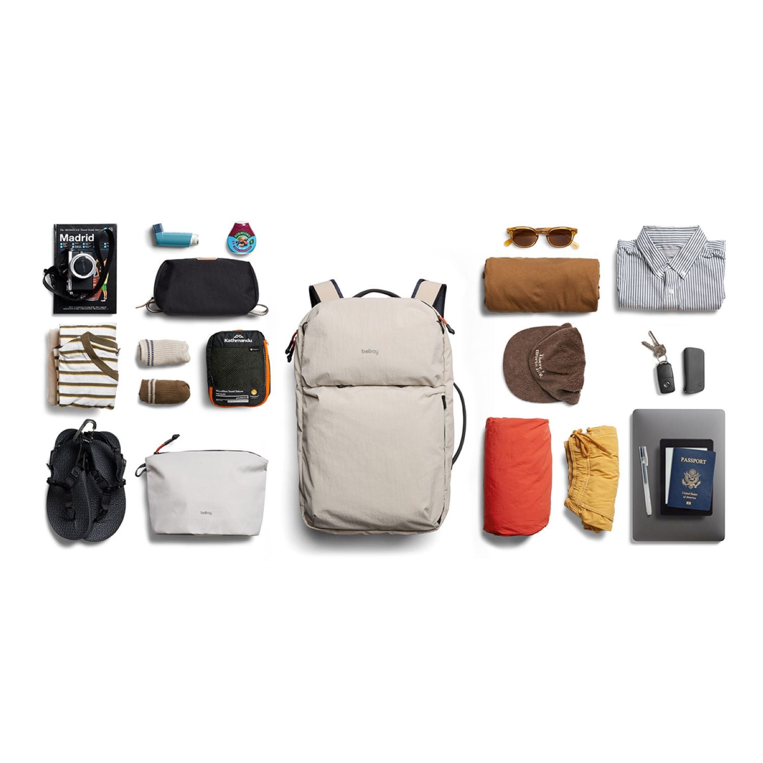 Bellroy Lite Travel Pack 38L - Ash