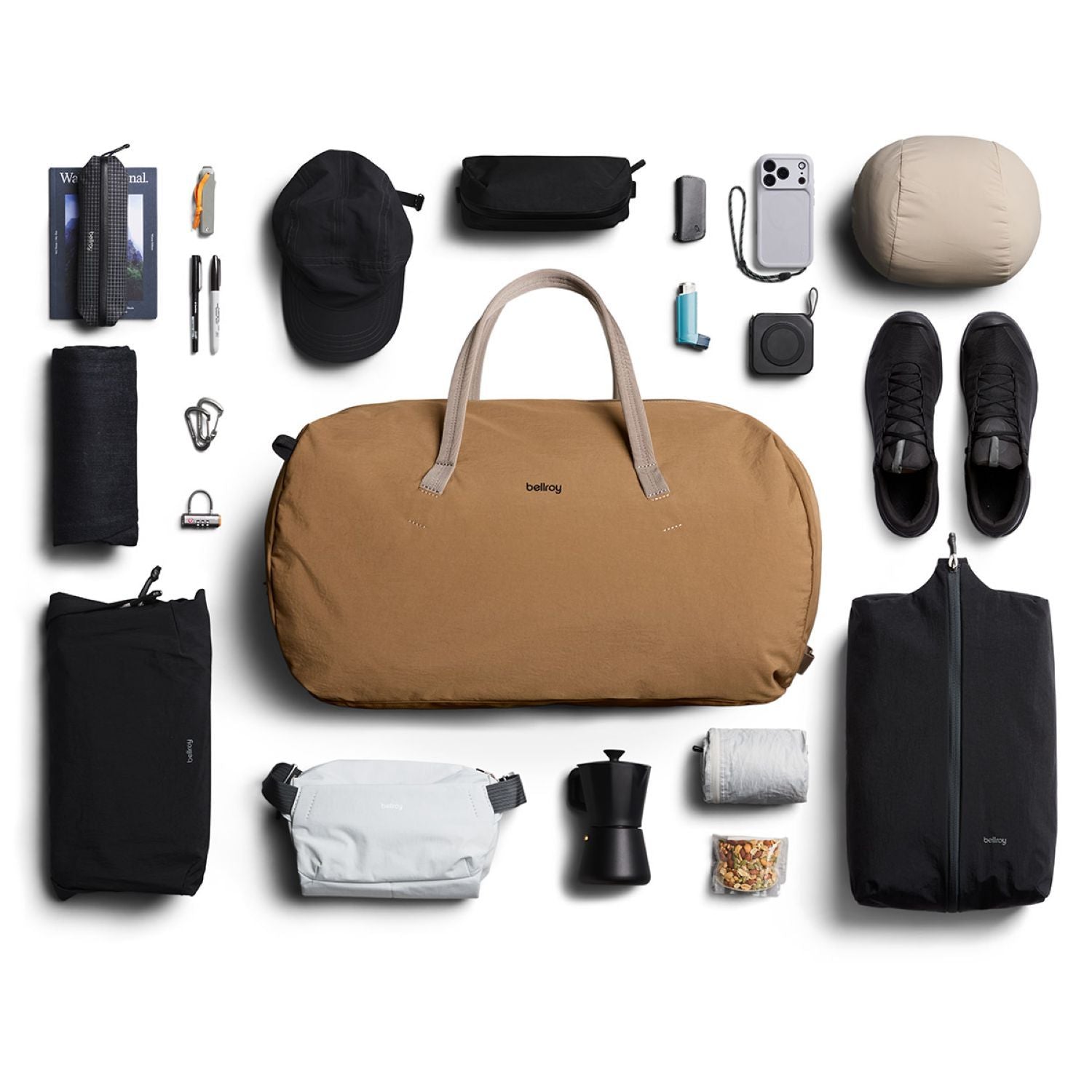 Bellroy Venture Ready Duffel 55L - Chestnut