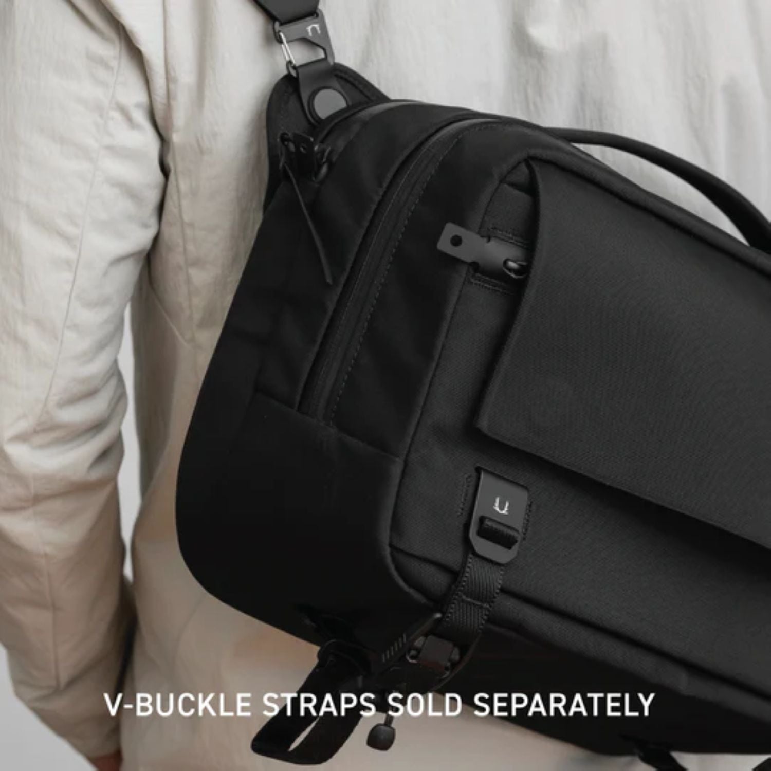 Black Ember Grip Sling Bag Ember Tex Pfas Free 12L - Jet Black