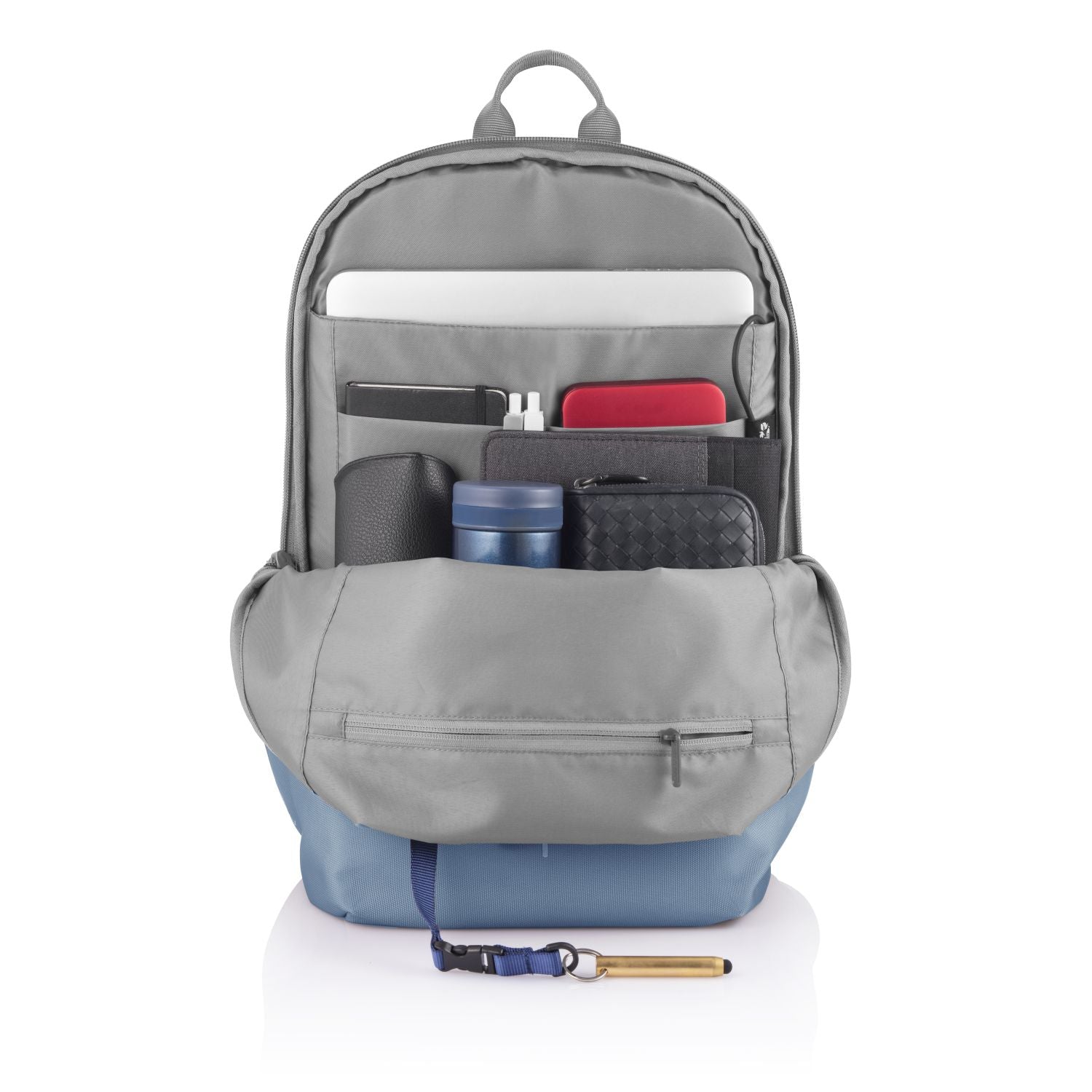 Bobby Soft Anti-Theft Backpack - Dusty Blue