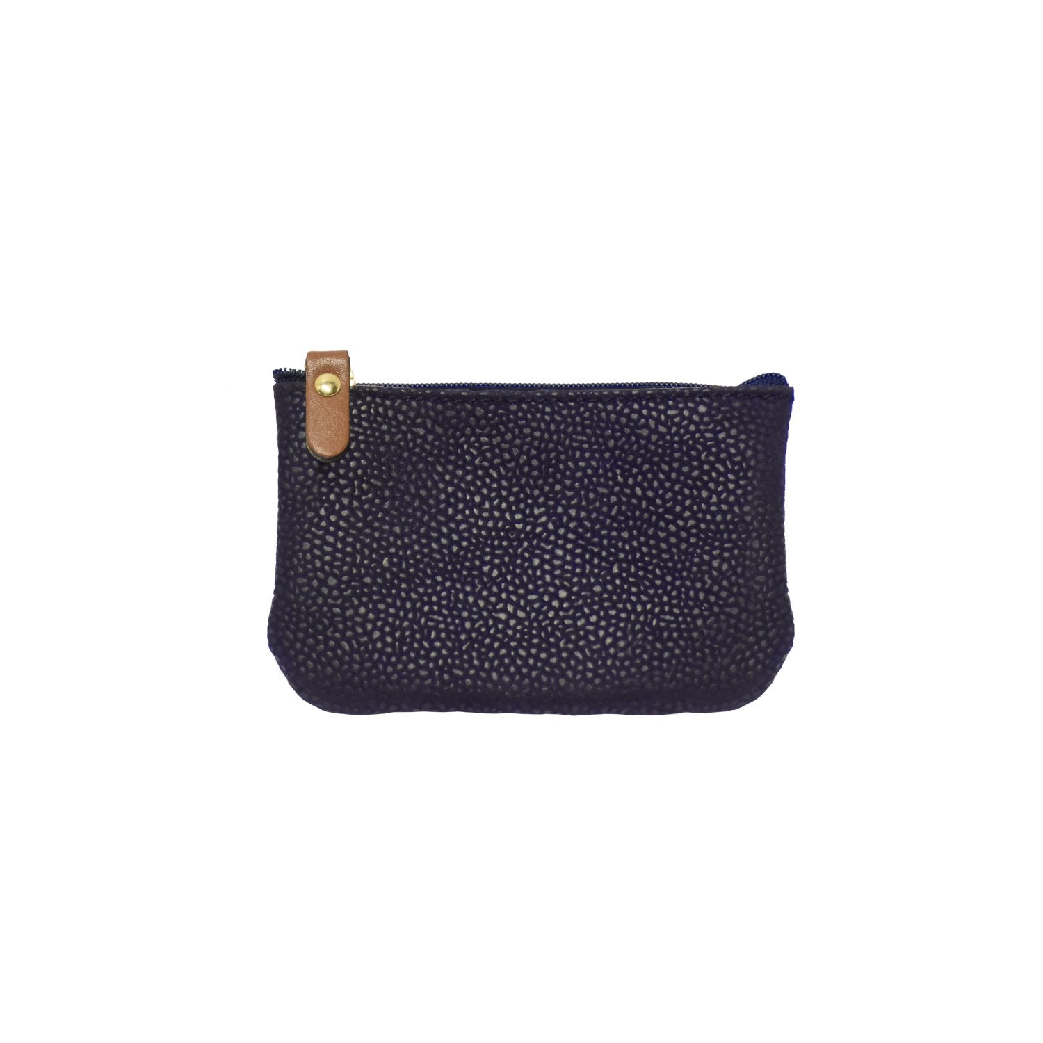 Bric's Life XS Pouch (Blue/Tan)
